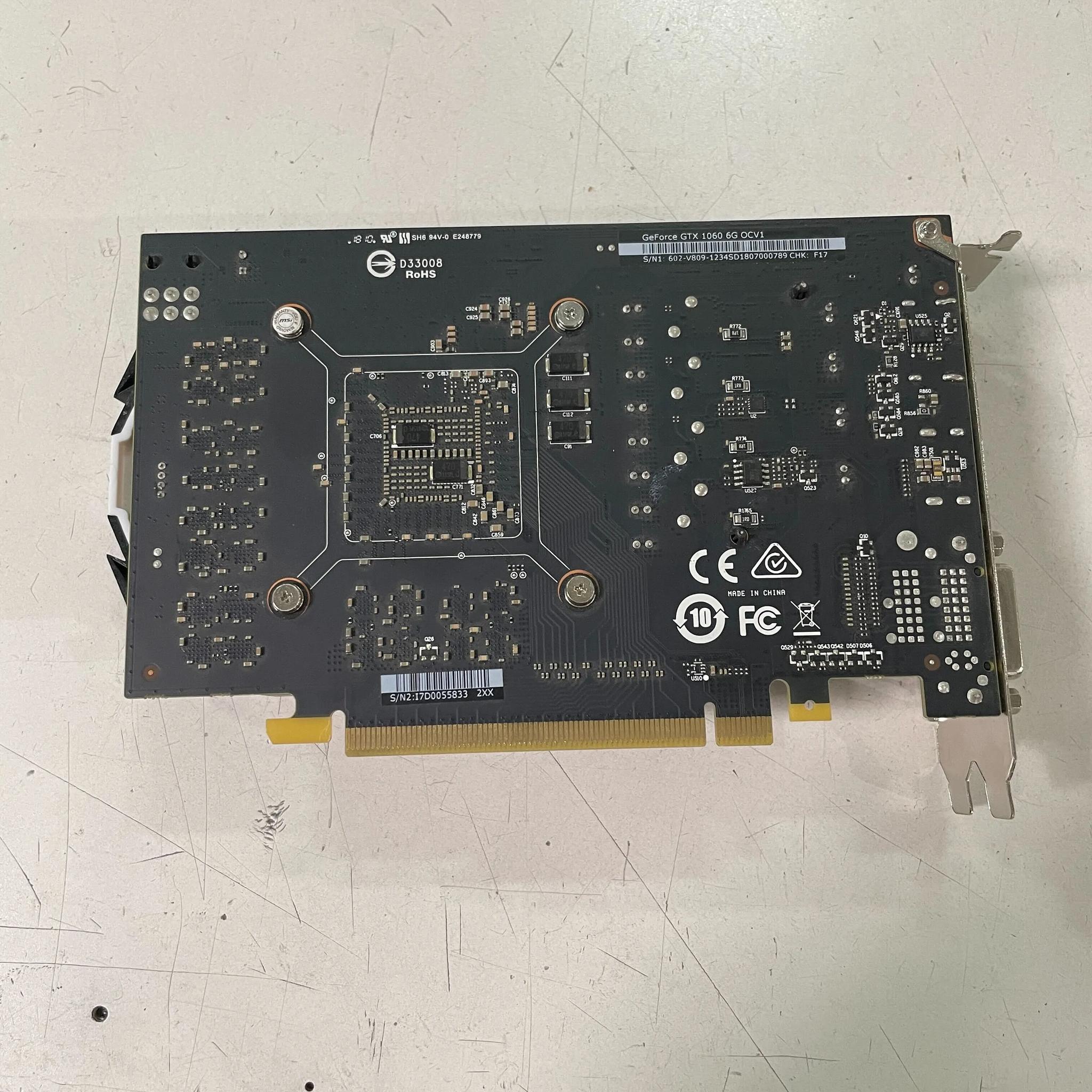 MSI GTX 1060 6G OCV1
