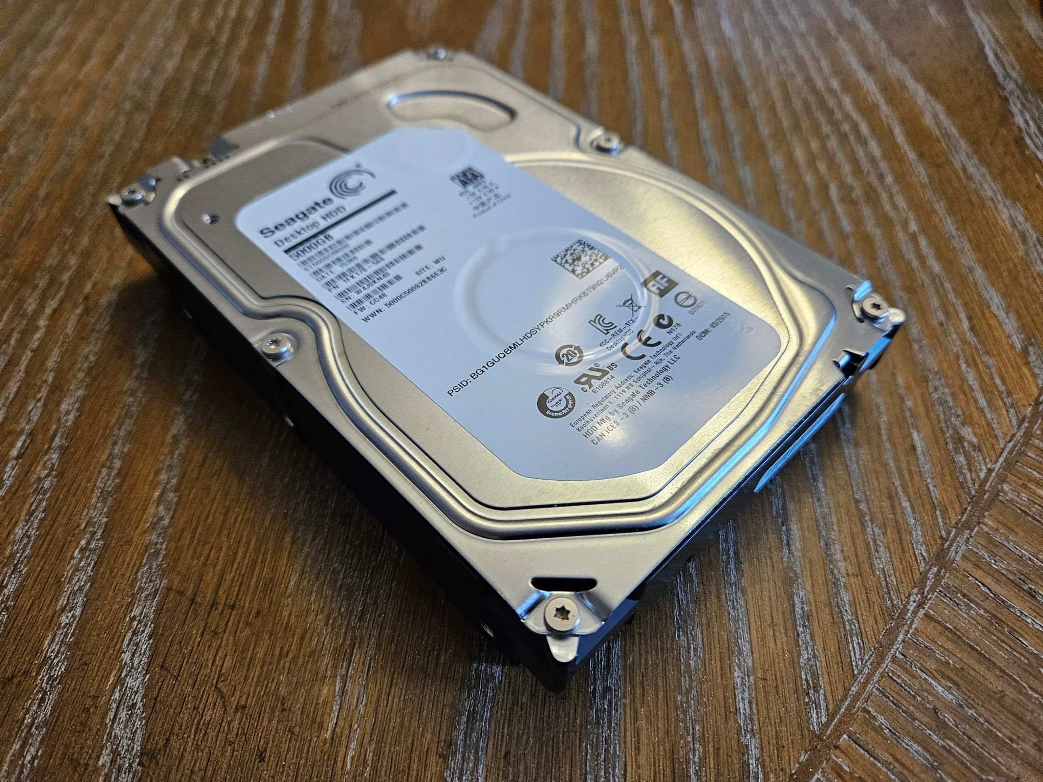 Seagate 5TB 5900RPM 3.5 in HDD (Used)