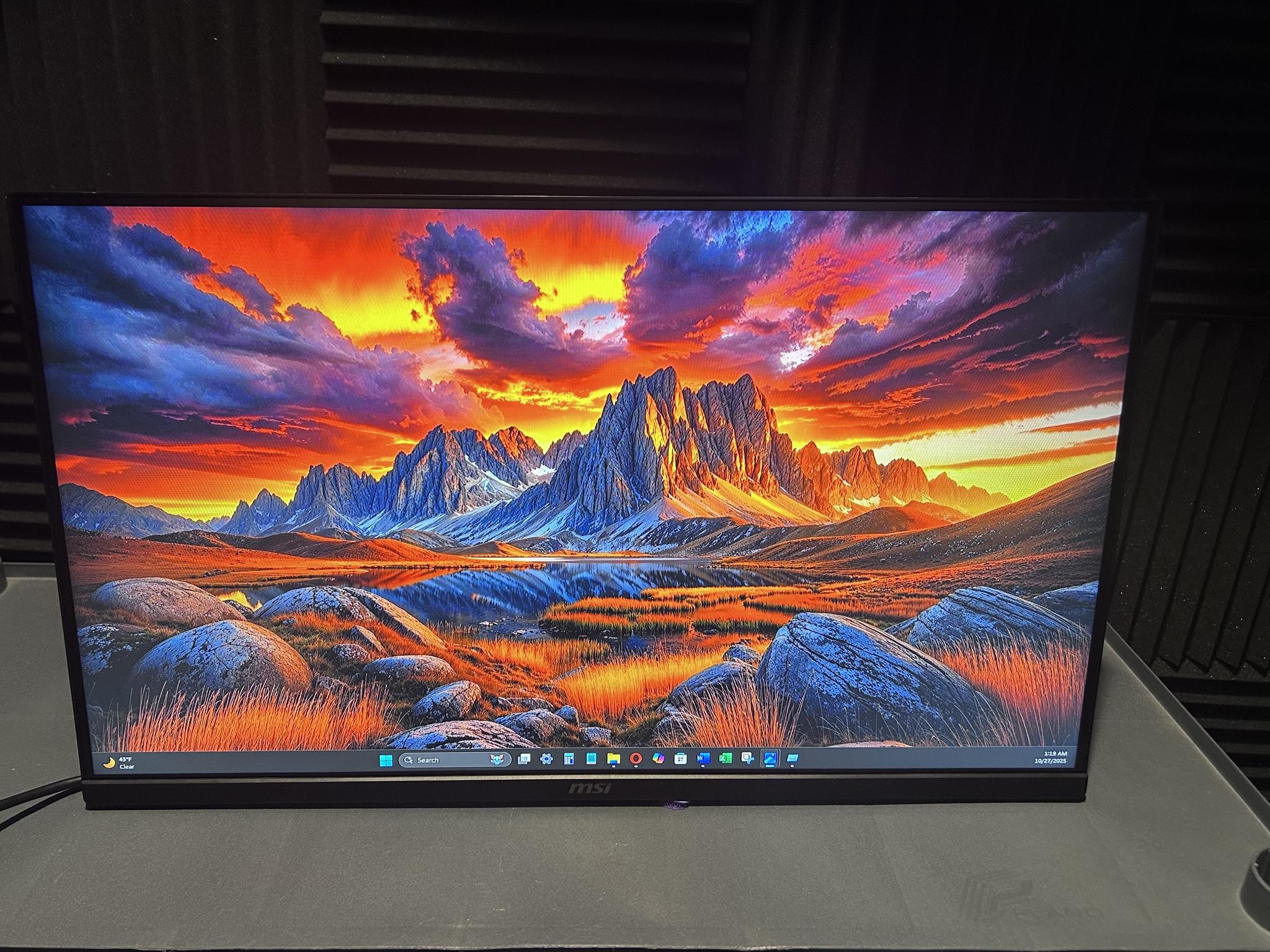 MSI 24.5" Full HD (1920 x 1080) 180Hz Gaming Monitor (G255F)