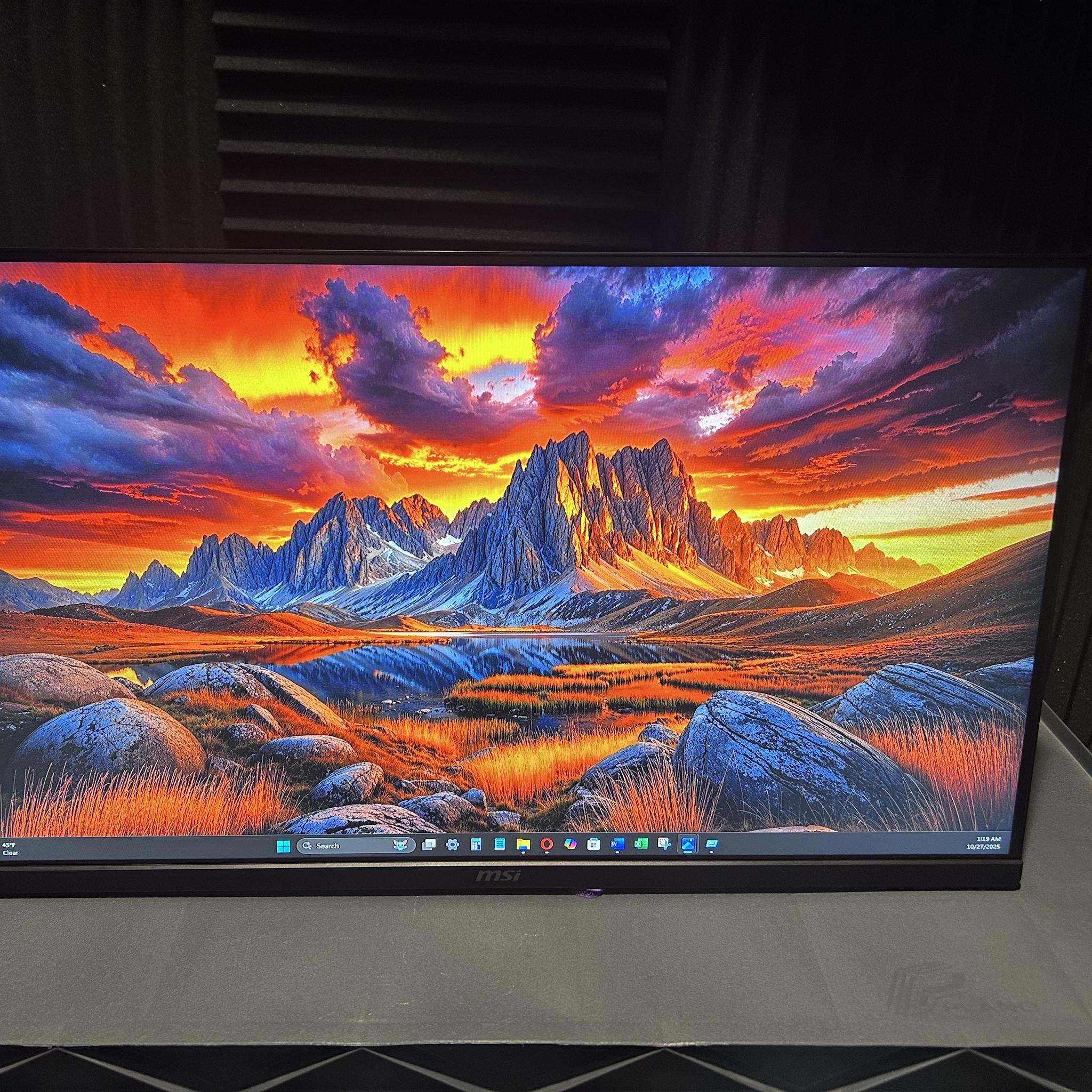 MSI 24.5" Full HD (1920 x 1080) 180Hz Gaming Monitor (G255F)