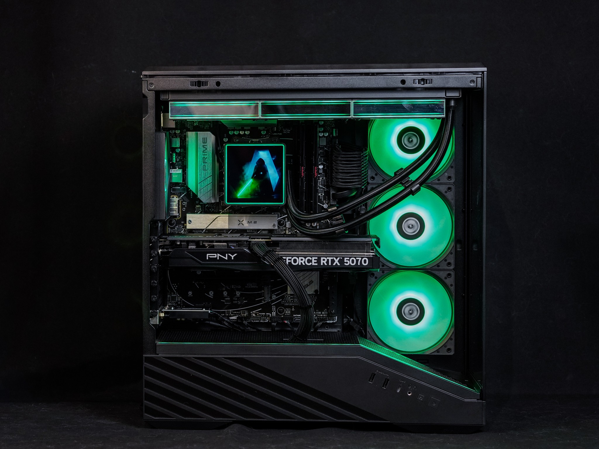 Jedi | RTX 5070 + Ryzen 9 7900X | 32GB DDR5 | 1TB Gen 4 NVMe | Lian Li V100R Custom Gaming PC