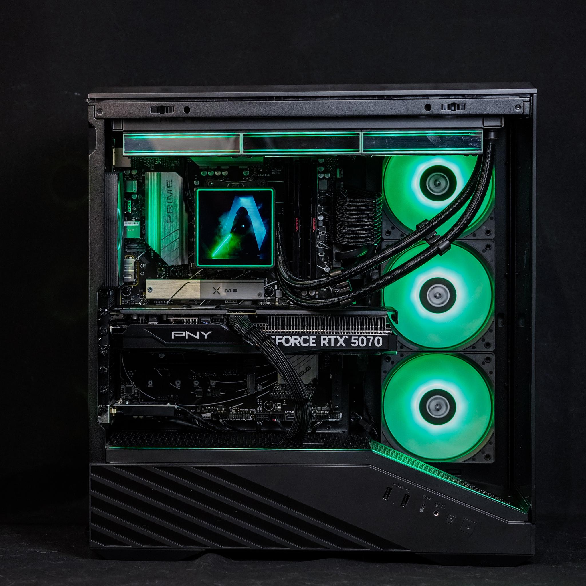 Jedi | RTX 5070 + Ryzen 9 7900X | 32GB DDR5 | 1TB Gen 4 NVMe | Lian Li V100R Custom Gaming PC