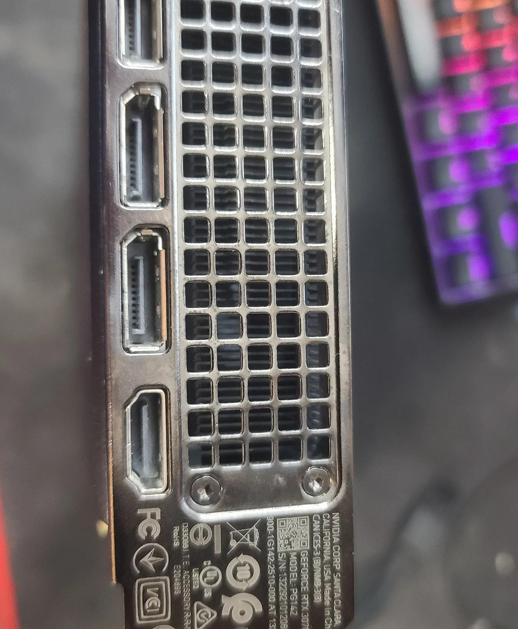 Nvidia RTX 3070 Founders Edition w/ 12-pin Power Adapter