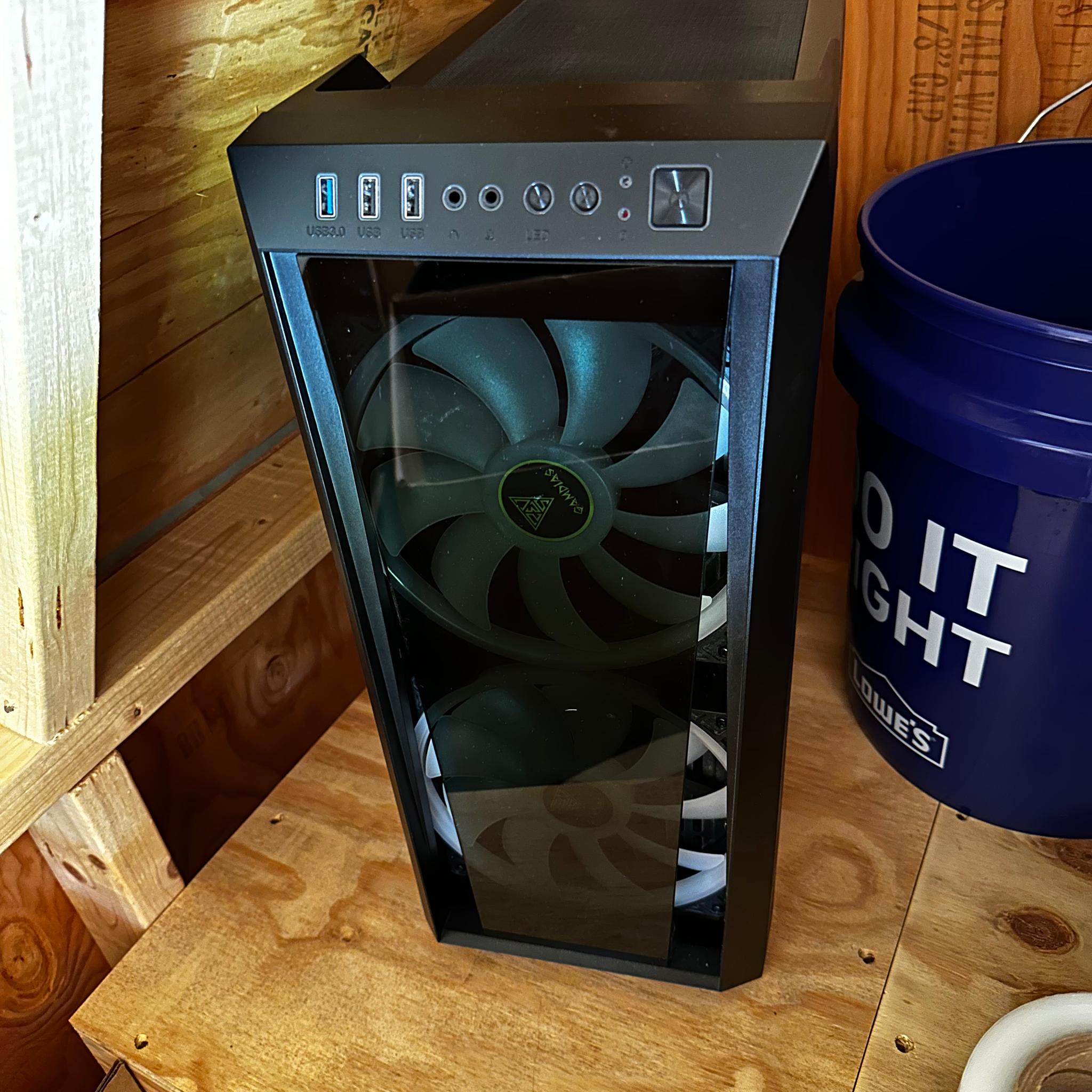 Mystery PC Case lootbox from inside my tool shed
