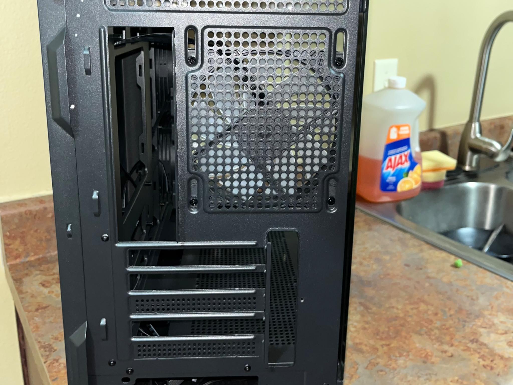 DIYPC ARGB-N1-BK Black USB3.0 /Type C Micro ATX Gaming Computer Case 3 x ARGB 120mm Fans