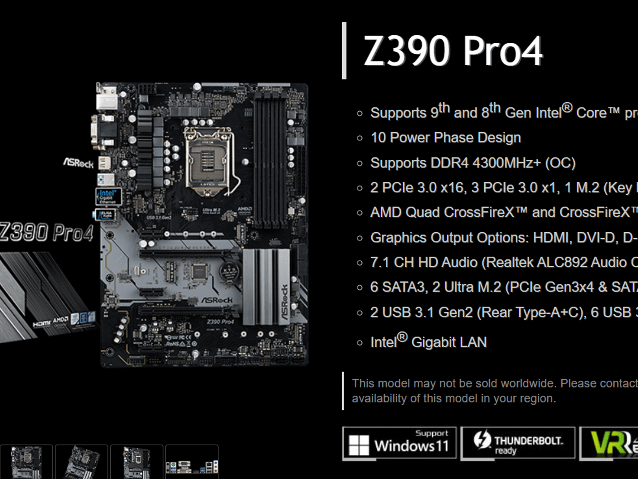 i7 9700k CPU + Asrock Z390 Pro4 Motherboard