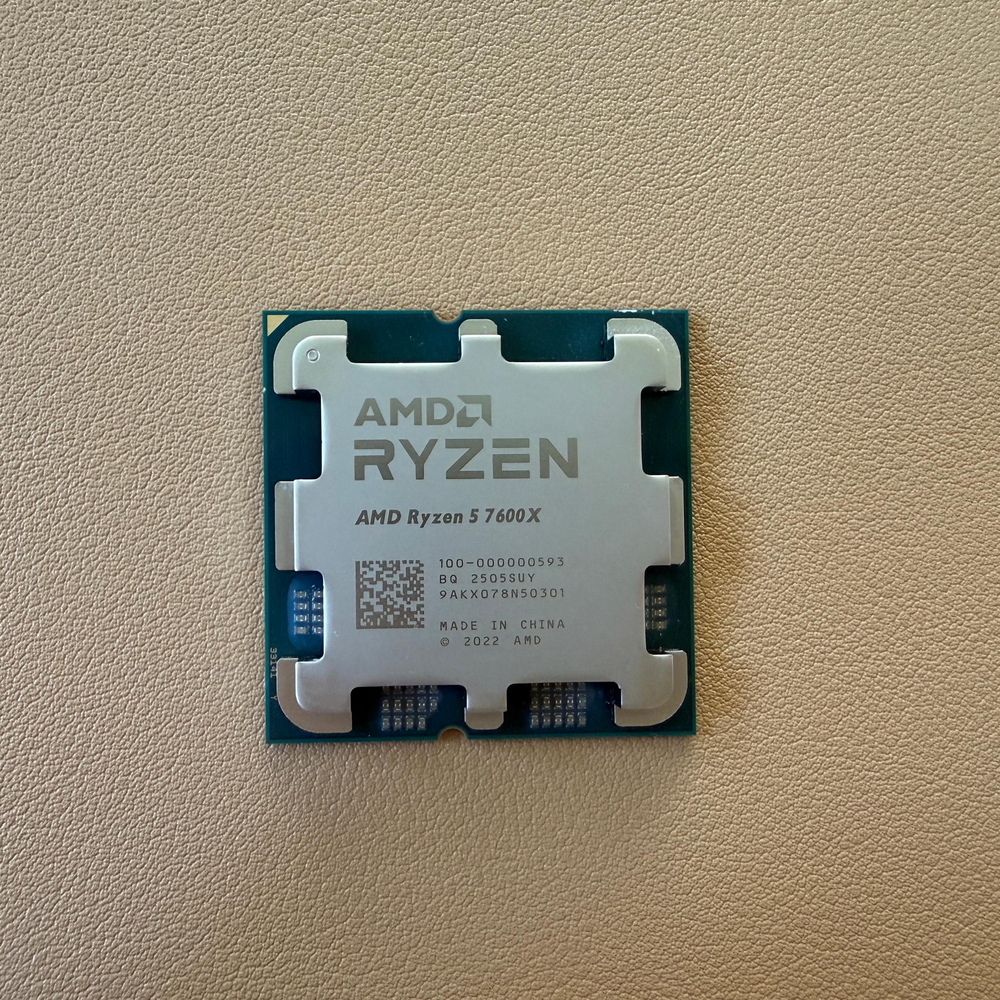 AMD Ryzen 5 7600X + Asrock B650M PG Riptide + GSkill 16GB 6000mhz DDR5 Combo - With Cooler