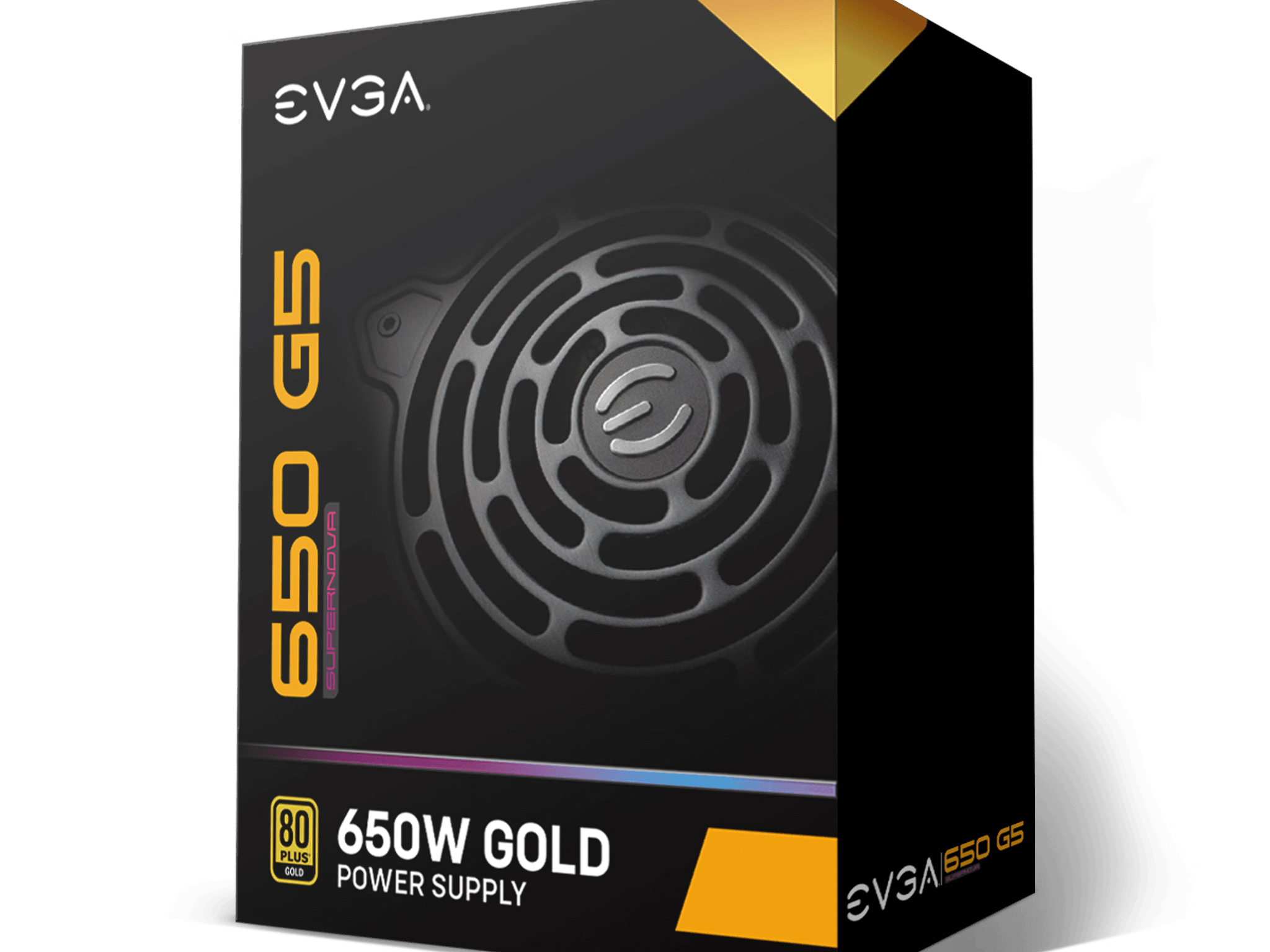 EVGA SuperNOVA 650 G5, 80 Plus Gold 650W, Fully Modular, Power Supply 220-G5-0650-X1