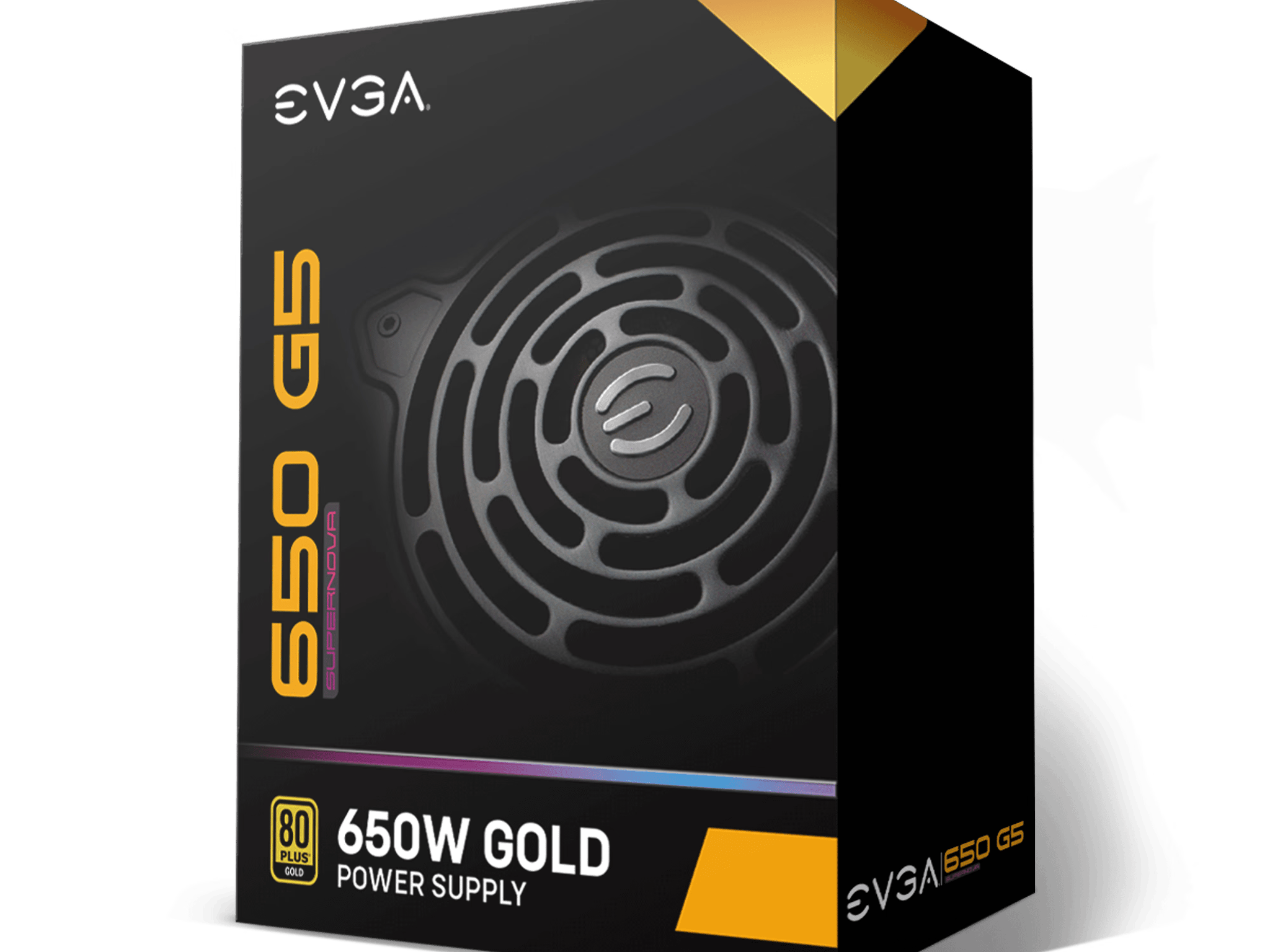 EVGA SuperNOVA 650 G5, 80 Plus Gold 650W, Fully Modular, Power Supply 220-G5-0650-X1