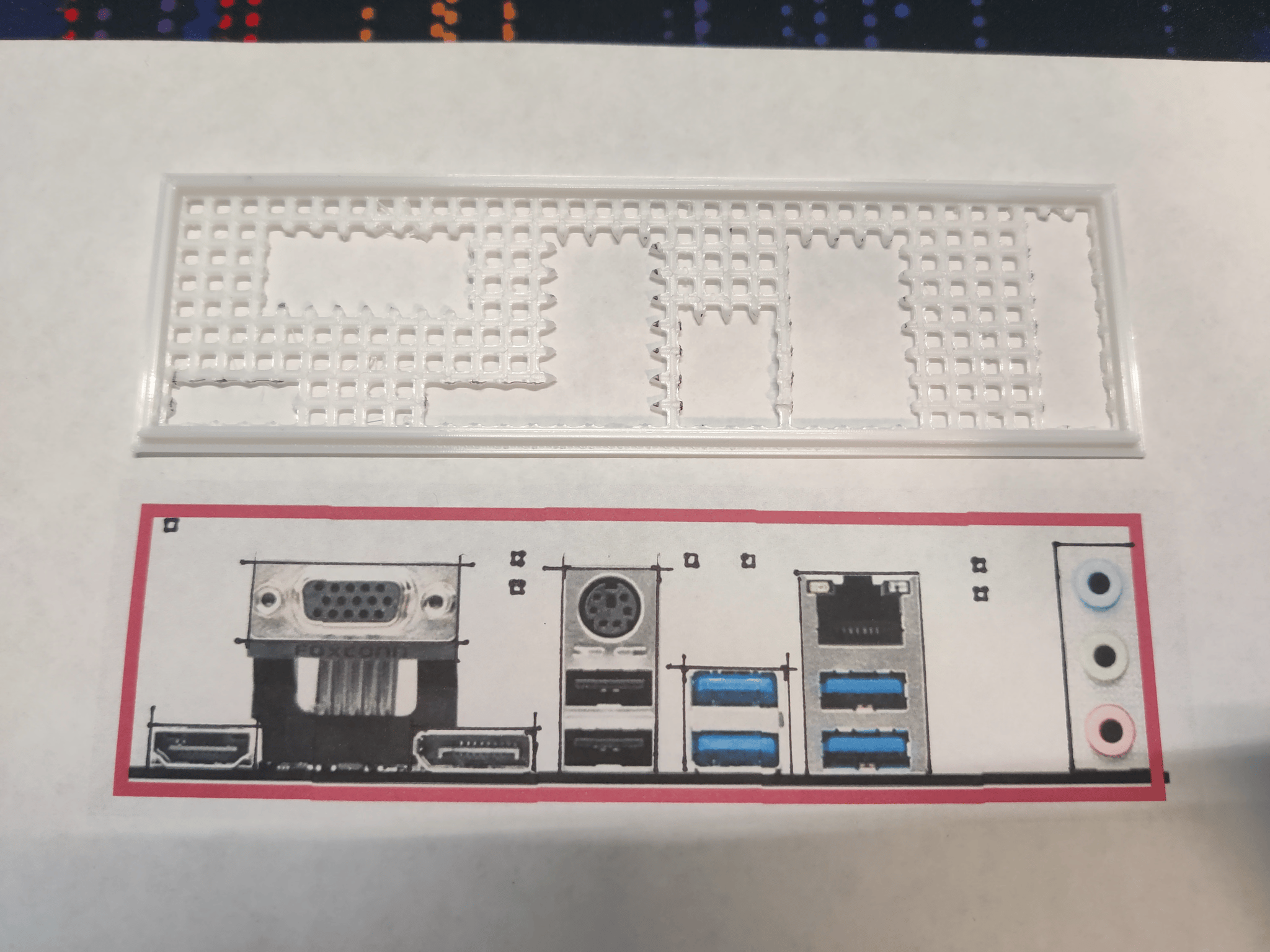 Pre-Cut 3D Printed I/O Shield for ToastyGamingYT