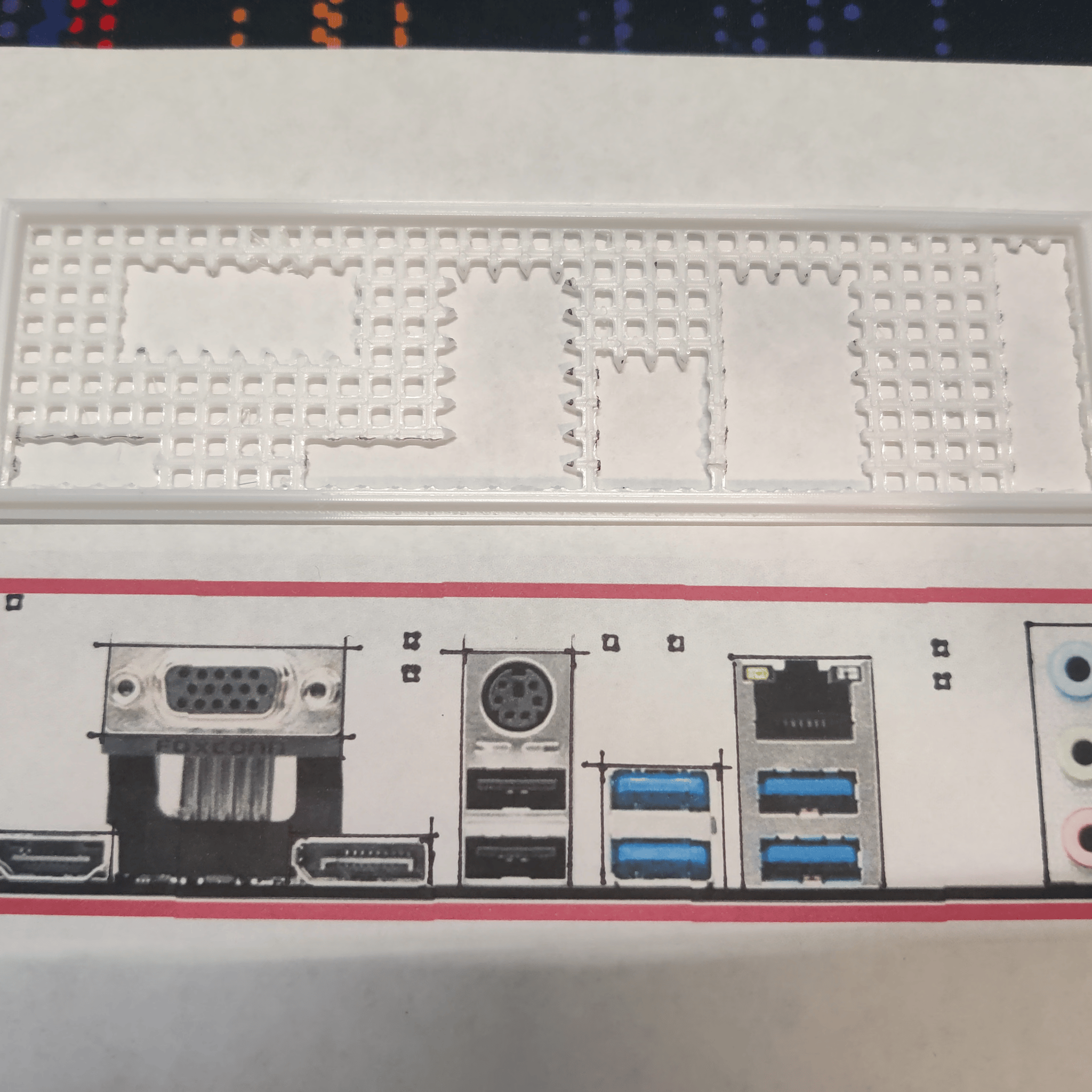 Pre-Cut 3D Printed I/O Shield for ToastyGamingYT