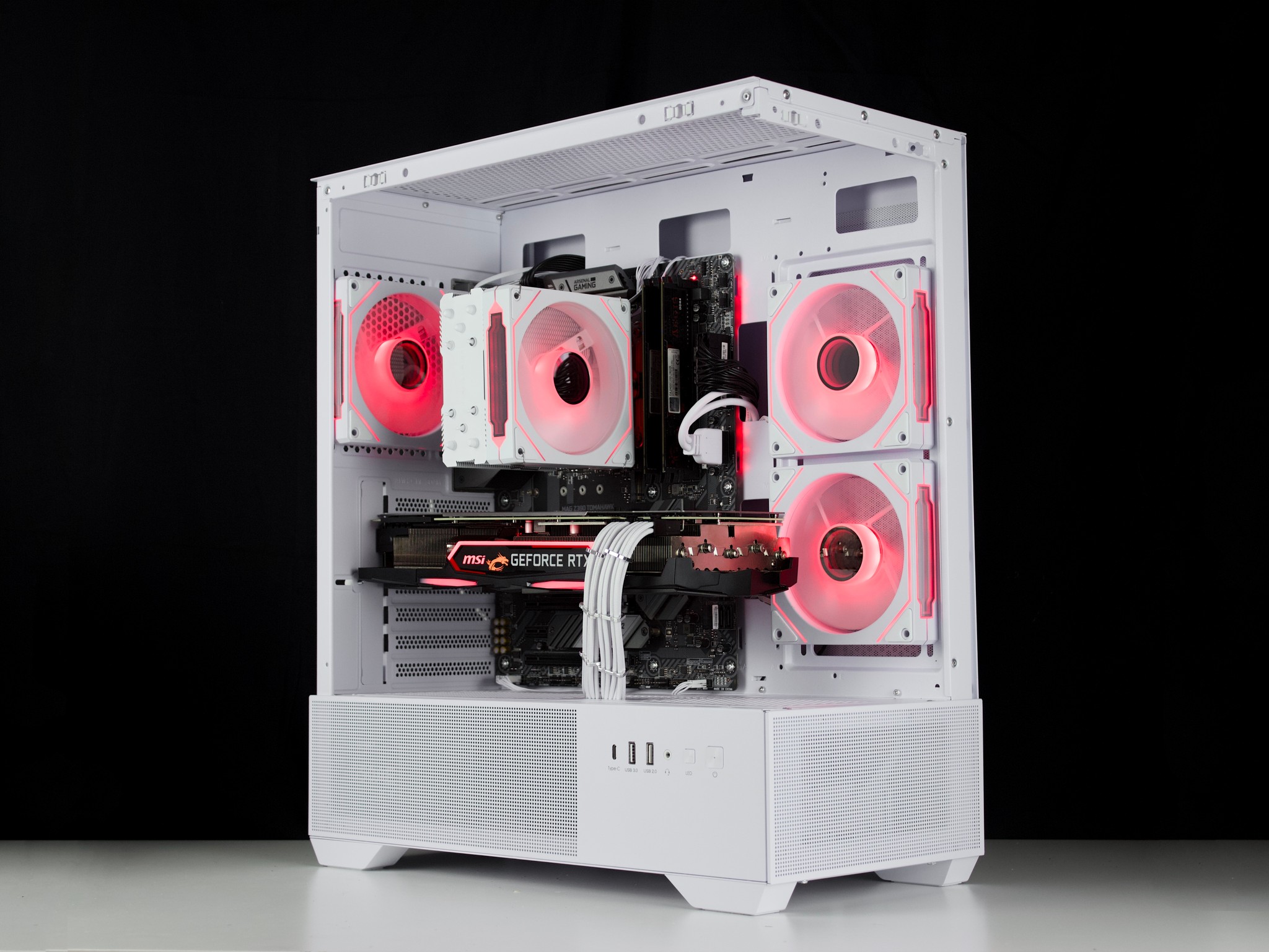 🧊❄️🧊 White Gaming PC – RTX 2080 8G, i7 9700K, 16GB RAM, 960GB SSD - WiFi, BlueTooth 🧊❄️🧊