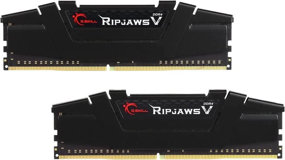 G.Skill Ripjaws V 64GB (2x32GB) DDR4-3600 PC4-28800 CL18 Dual Channel Memory Kit [F4-3600C18D-64GVK]