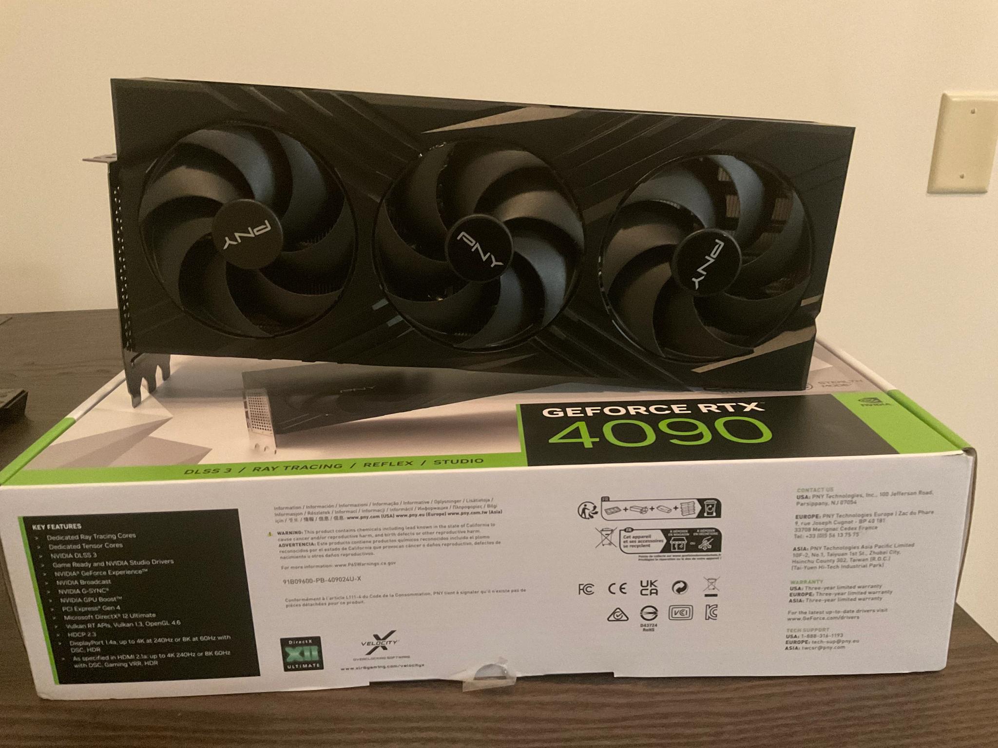 On Sale! New Open Box PNY Triple Fan 4090