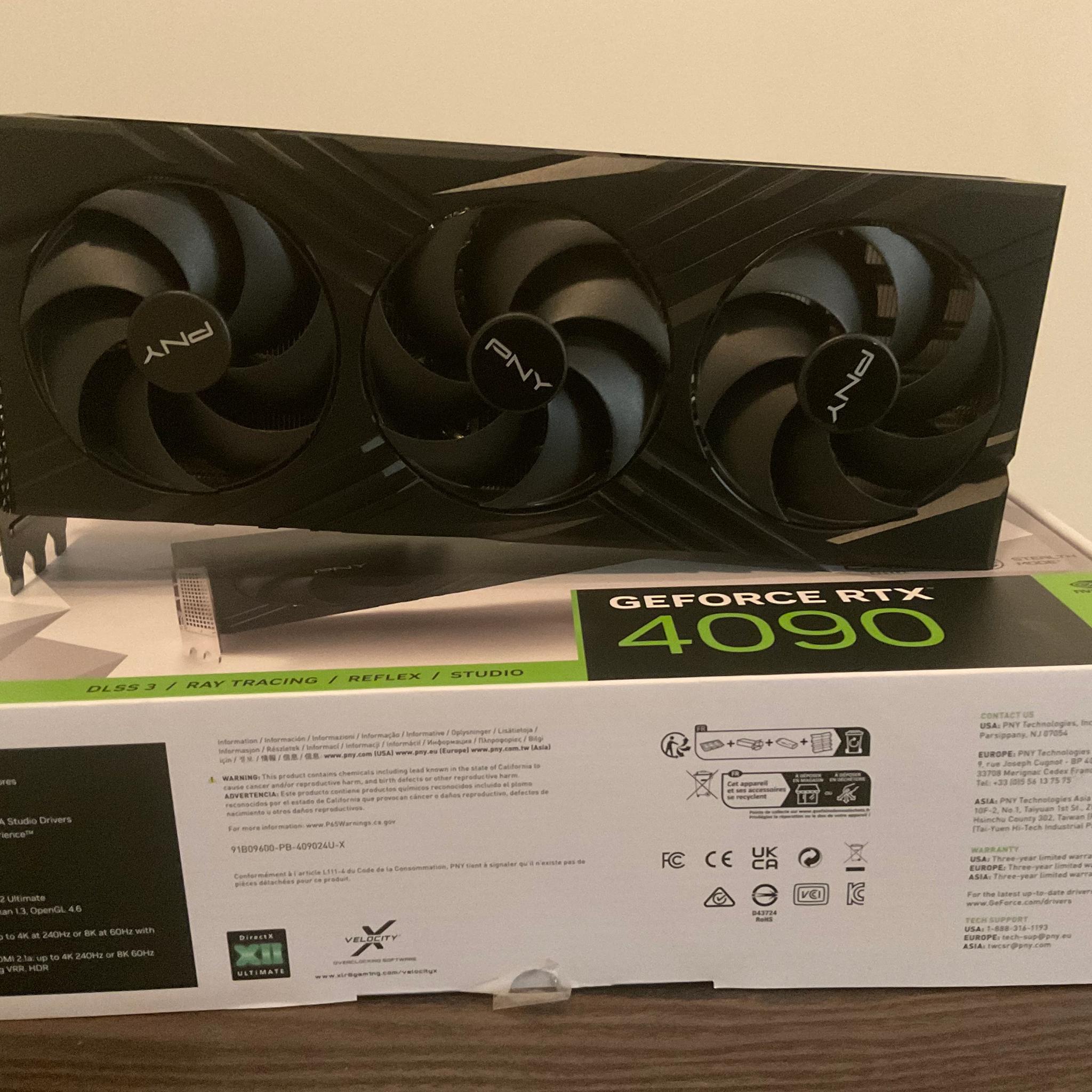 On Sale! New Open Box PNY Triple Fan 4090