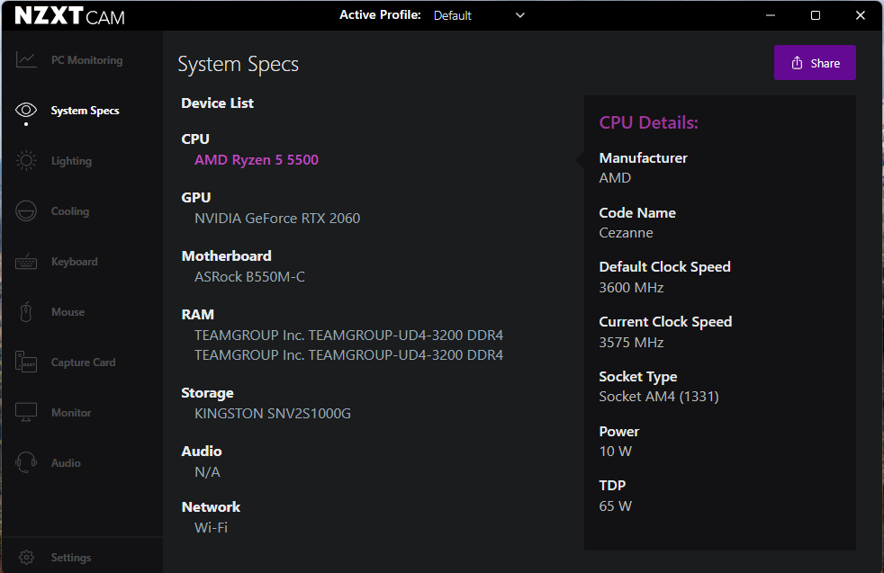 Ryzen 5 5500 Custom Gaming PC - GeForce RTX 2060, 16GB RAM, 1TB NVMe