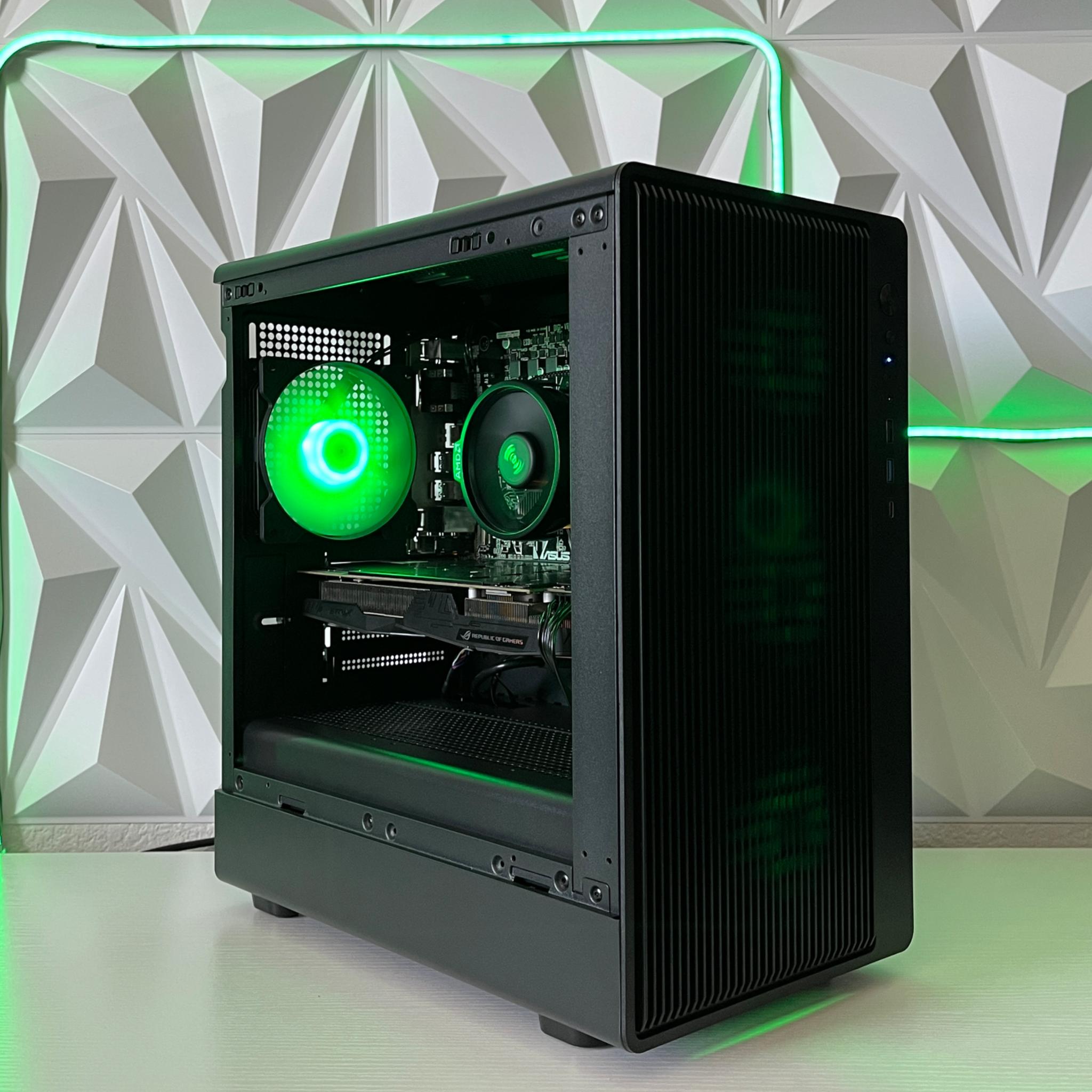 GTX 1060 6GB, Ryzen 5 2600, 16GB RAM | Black RGB Gaming Computer/PC