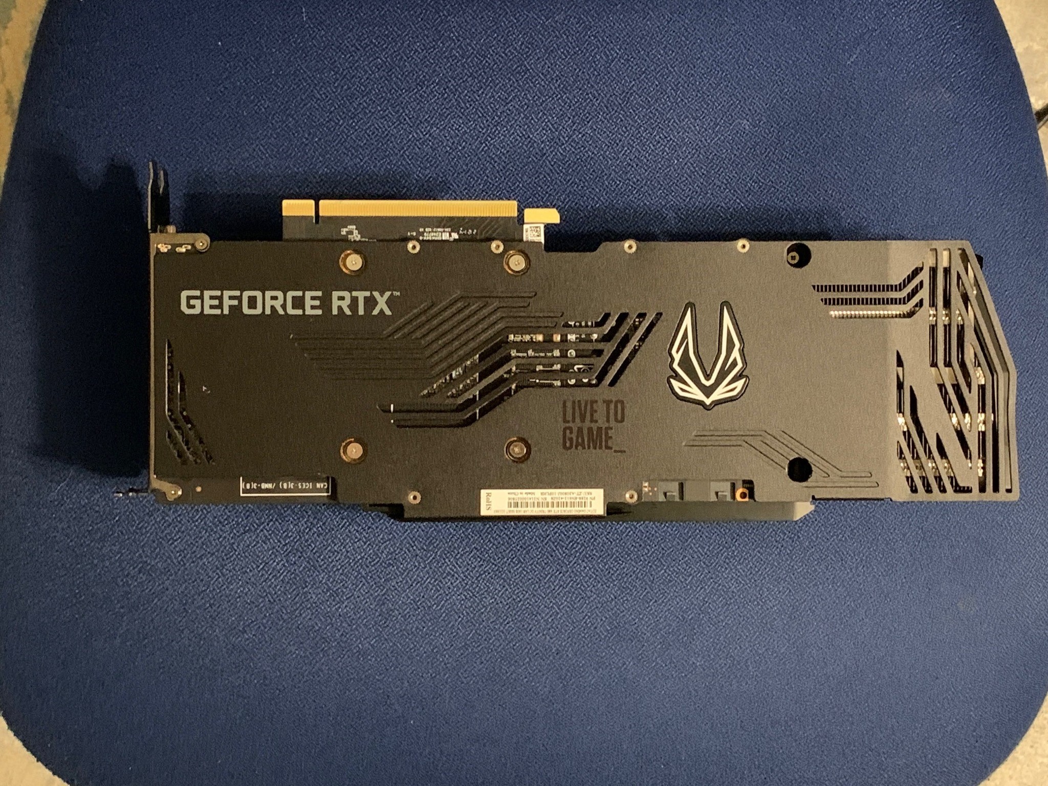 ZOTAC GAMING GeForce RTX 3080 Trinity OC 10GB GDDR6X Graphics Card, Used.