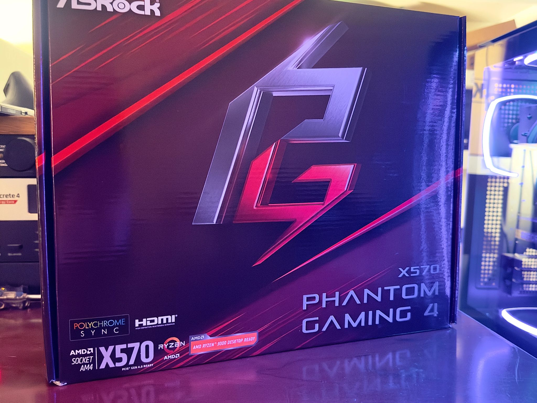 ASRock X570 Phantom Gaming 4 ATX AM4 Motherboard