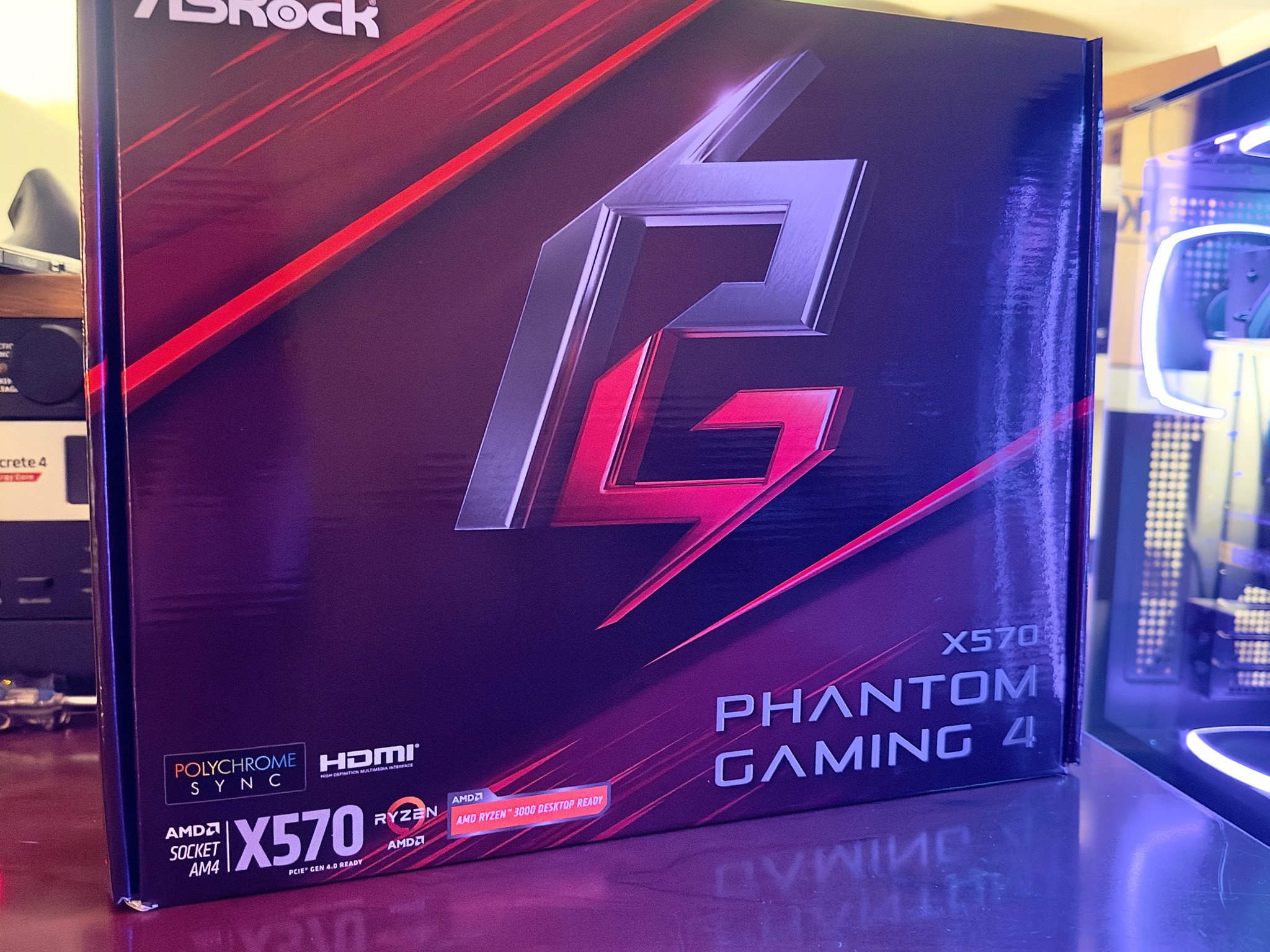 ASRock X570 Phantom Gaming 4 ATX AM4 Motherboard