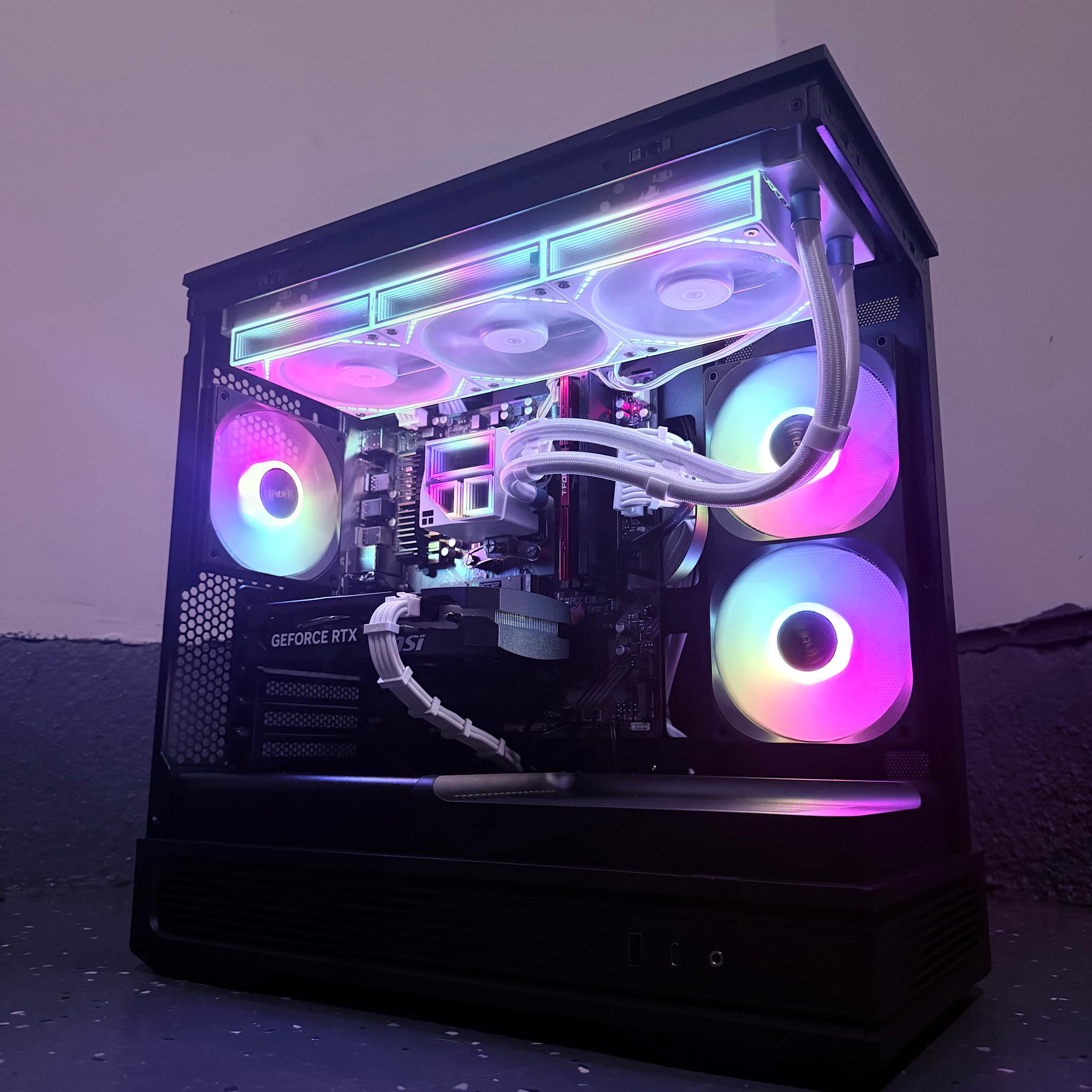 🌈"Radiant Phantom"⚫️| 1080p Gaming | RTX 5060 | Ryzen 5 8400F | 32GB DDR5 | 1TB NVMe