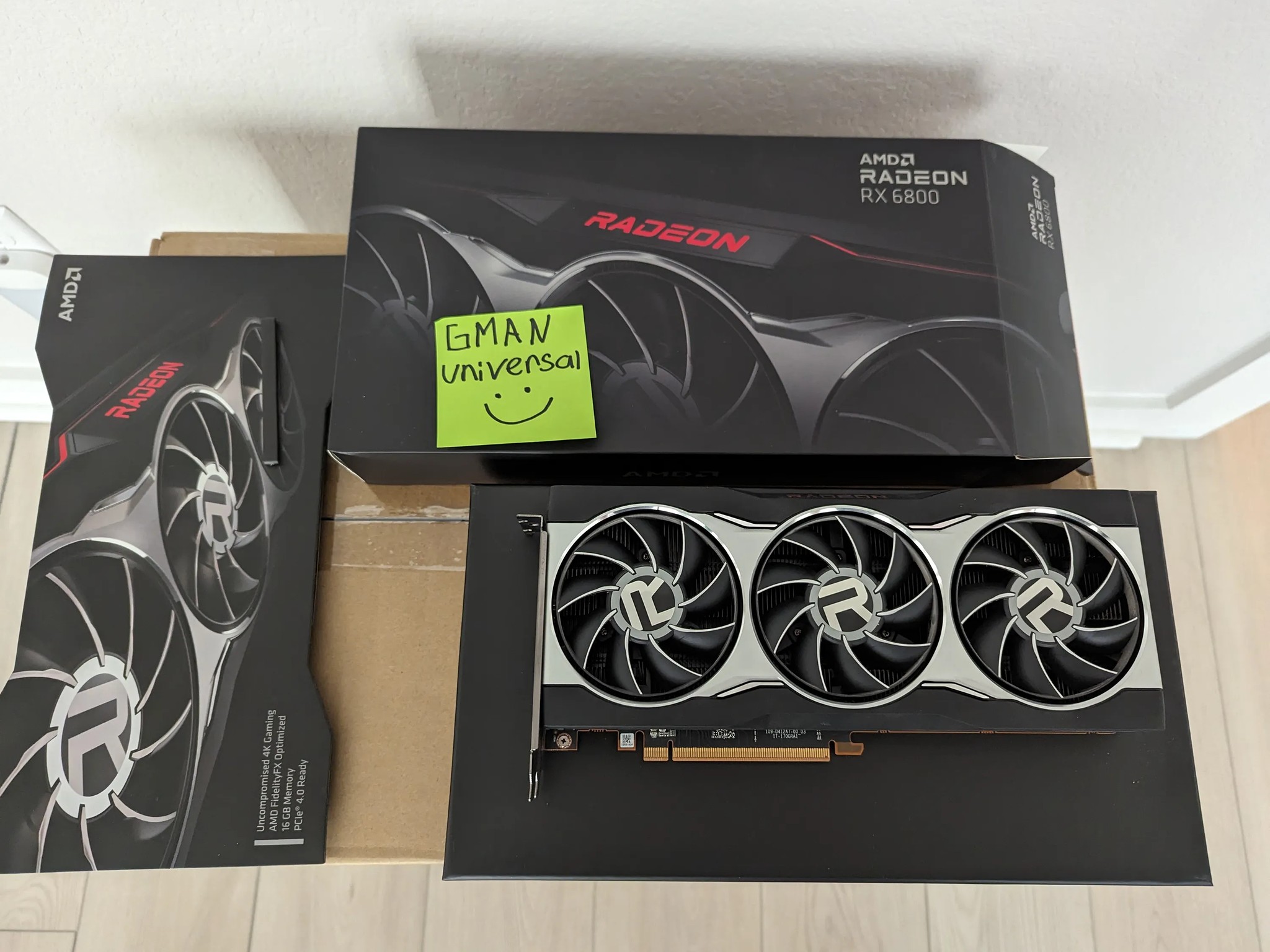 AMD Radeon RX 6800 Graphics Card Reference Model