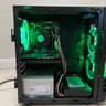 Super Budget PC - Intel i3-4160, NVIDIA GT 1030, 12GB RAM, 378GB Storage, w/ Wi-Fi, BT & RGB Remote