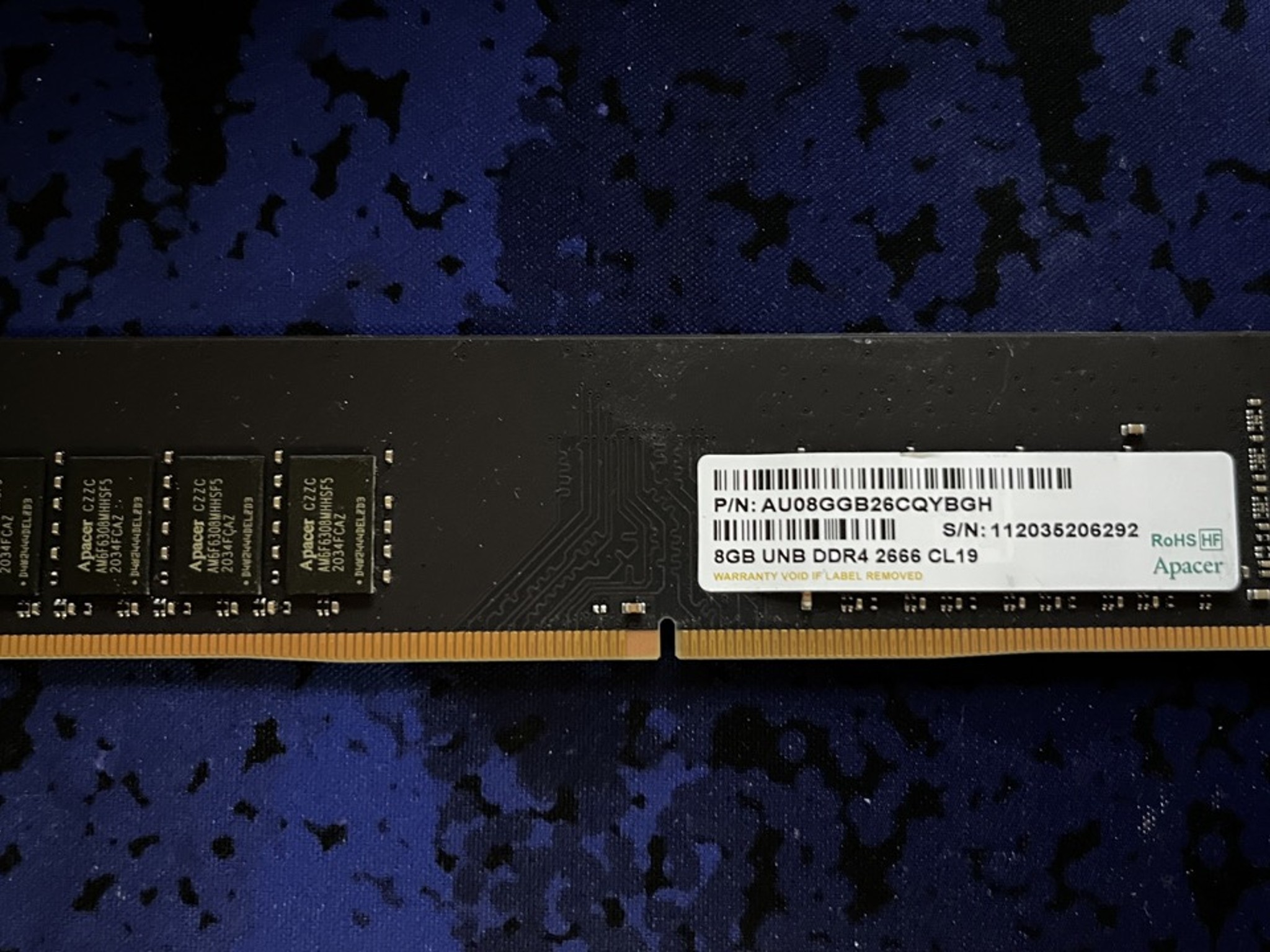 Apacer 8GB DDR4 2666MHz Desktop RAM Memory Stick