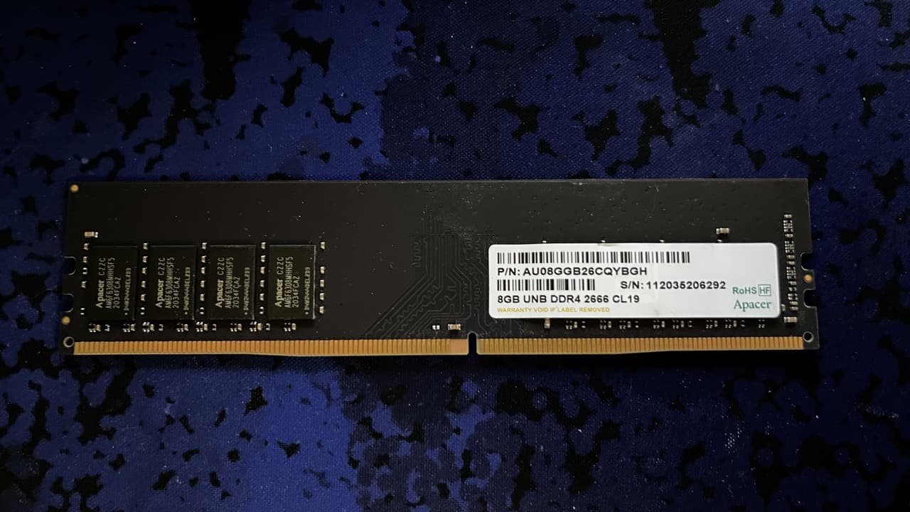 Apacer 8GB DDR4 2666MHz Desktop RAM Memory Stick