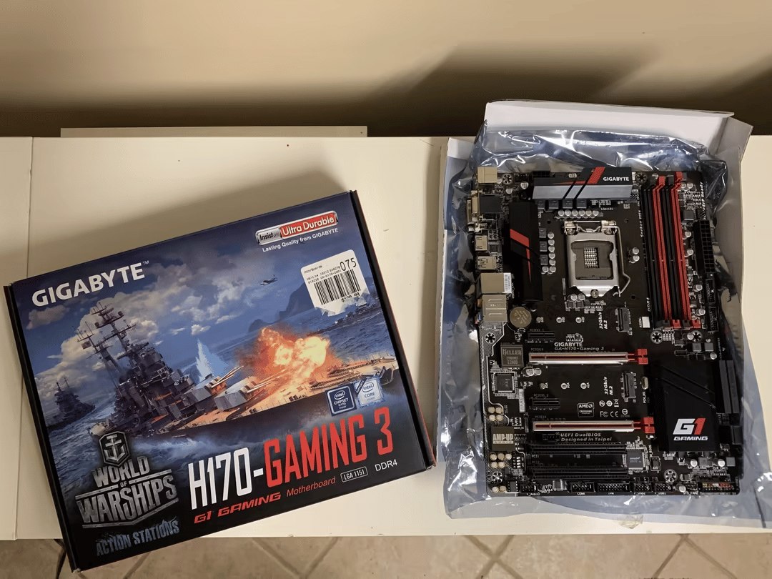[Motherboard] Gigabyte G1 Gaming GA-H170-Gaming 3 ATX Motherboard DDR4 DIMM (LGA 1151 Socket) - USED