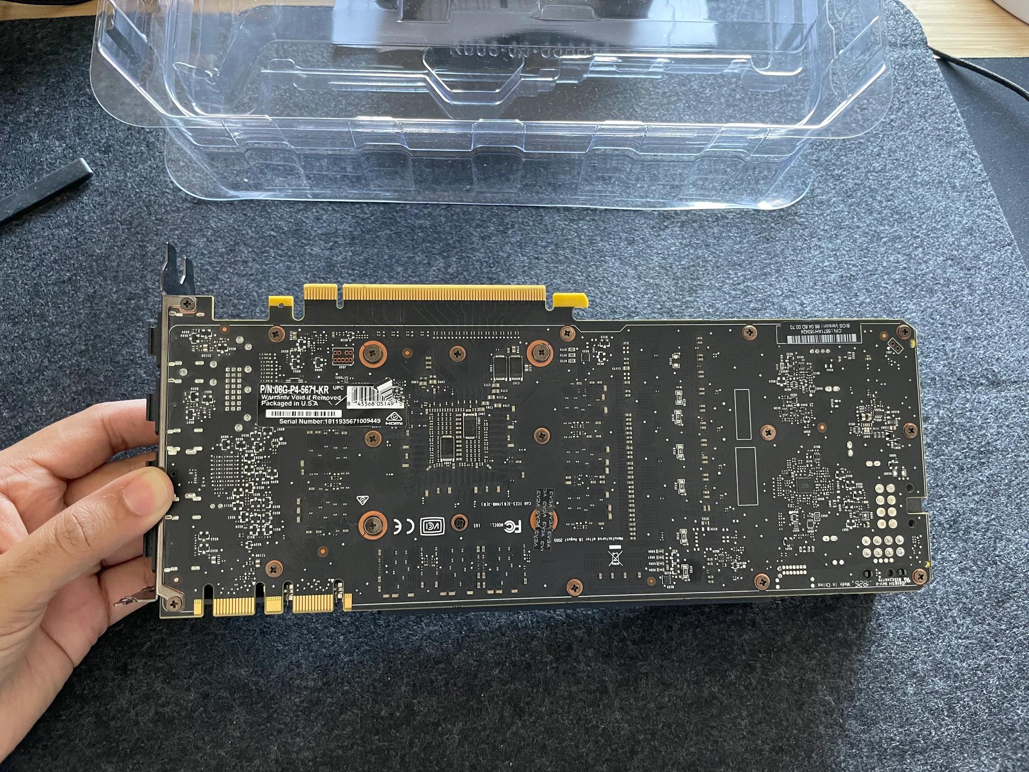 EVGA GeForce GTX 1070 Ti SC Gaming 8GB VRAM