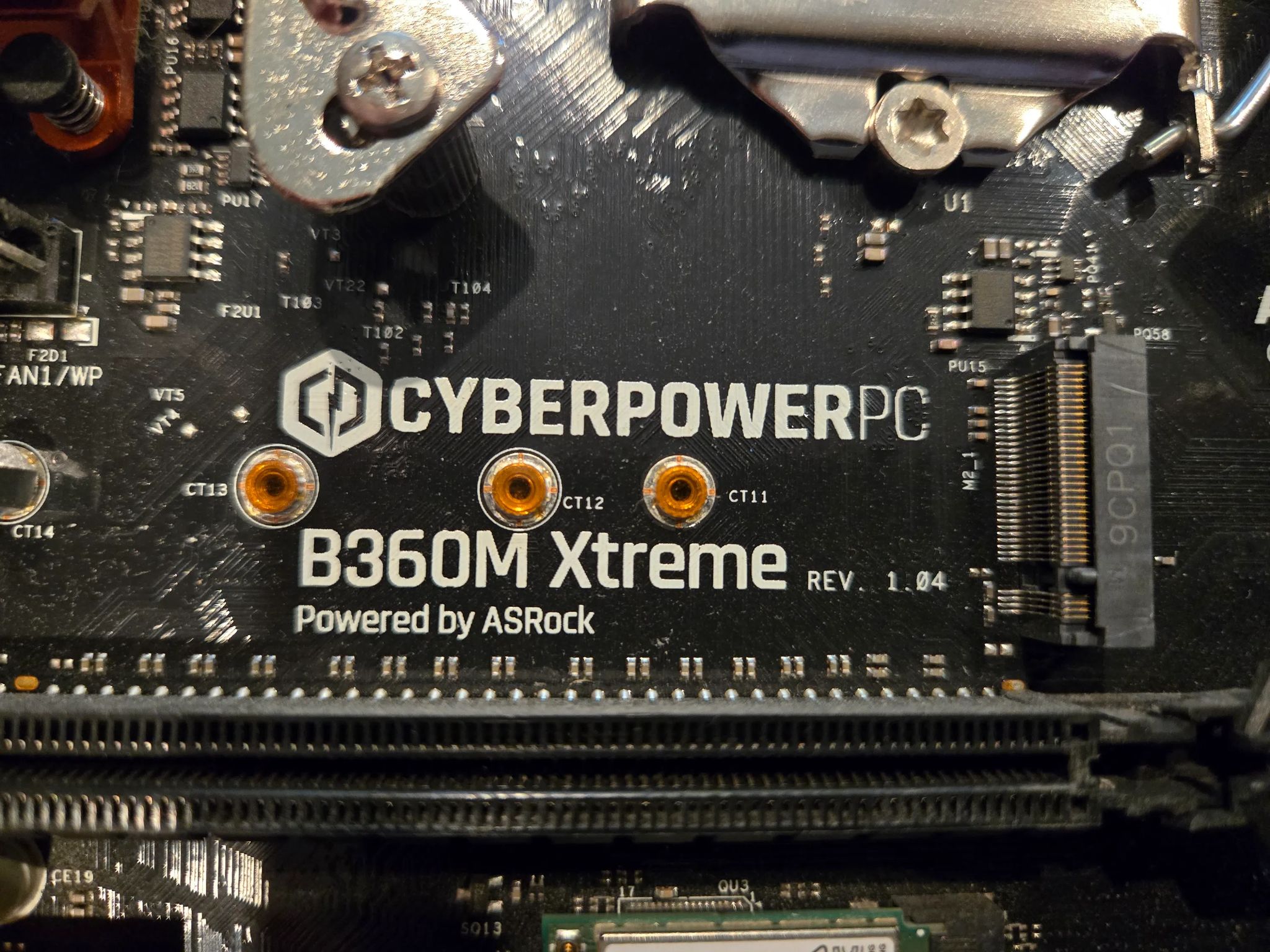 CyberPower/ASRock B360M Xtreme MB and Be Quiet CPU Cooler