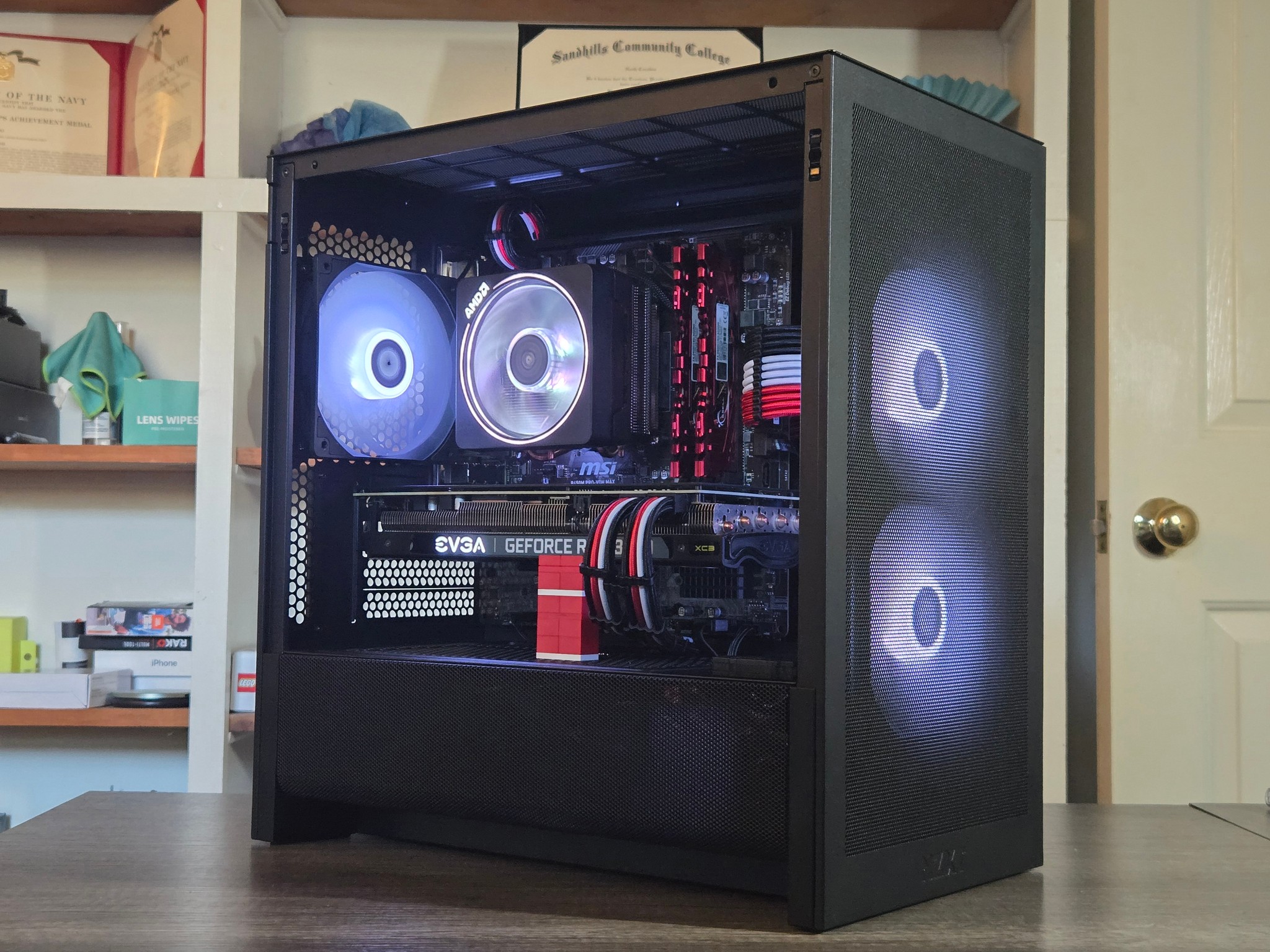 1440P Red + Black Gaming PC | Ryzen 5 | RTX 3070 | 16GB | 1TB | 600W | ARGB
