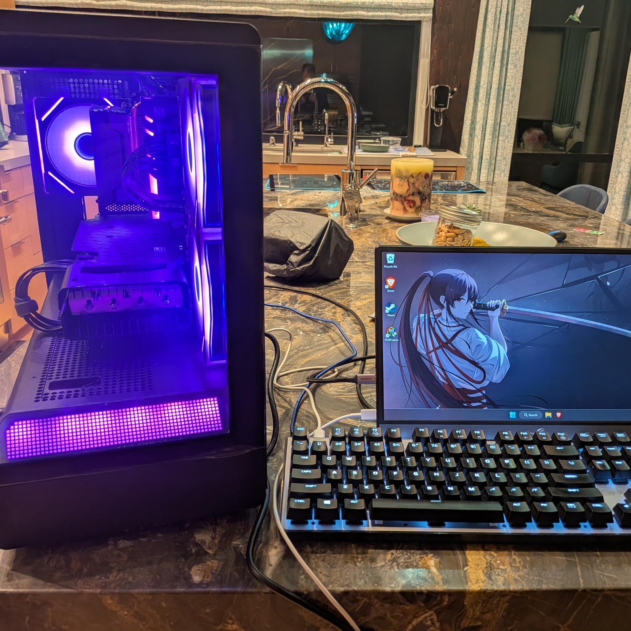 1440p Slayer - RX 7700 XT, Ryzen 5 5700, 32 GB DDR4, 1 TB Gen 4 NVME, RGB