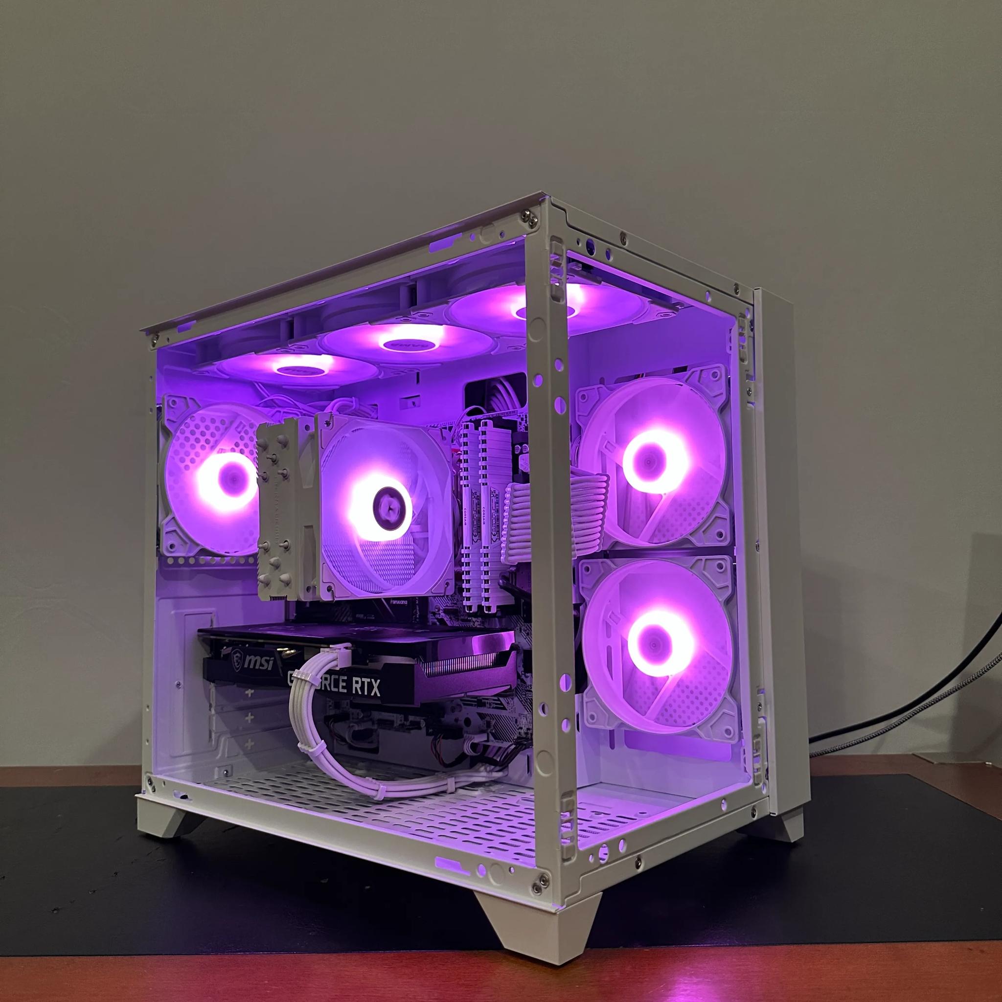 🤍 Price to Performance PC | RTX 3060 Ti | Ryzen 5 5600X | White Aesthetic | Full ARGB Control🤍