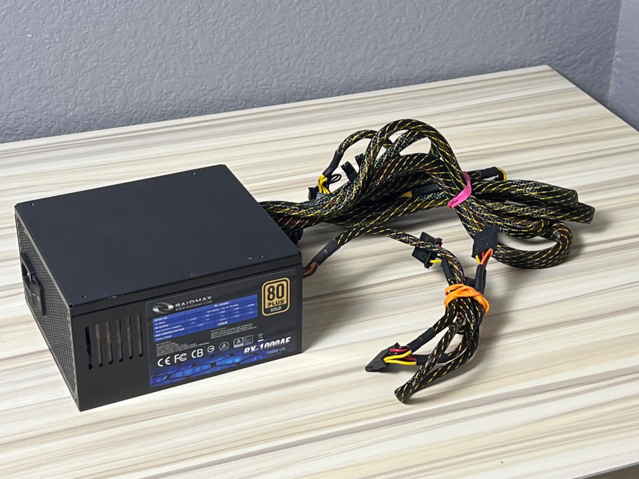 Raidmax 1000w 80 Plus Gold Semi-Modular Power Supply