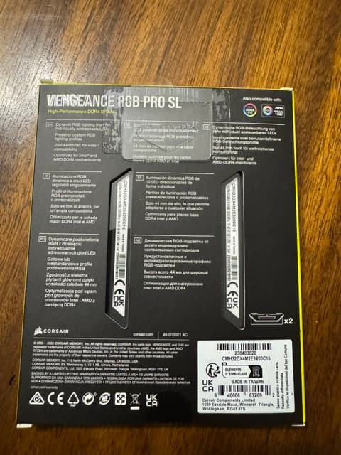 Corsair Vengeance RGB Pro 32GB DDR4-2933 (2x16GB)