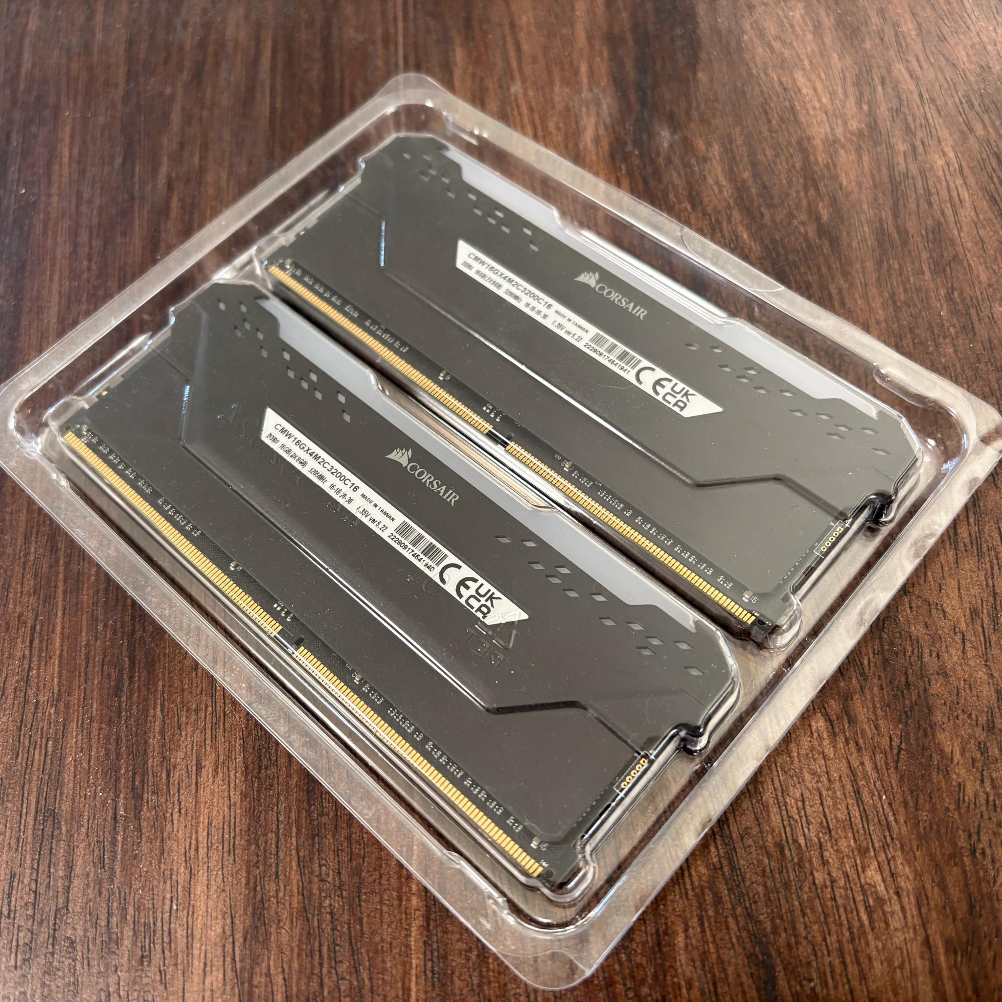 Corsair Vengance PRO RGB DDR4 2x8 (16GB) RAM Sticks 3200 MHz