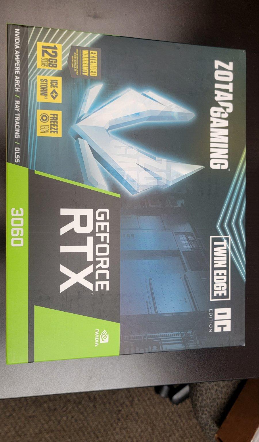 🆕 Sealed Zotac Gaming Dual GeForce RTX 3060 V2 OC 12GB GDDR6 Graphics Card
