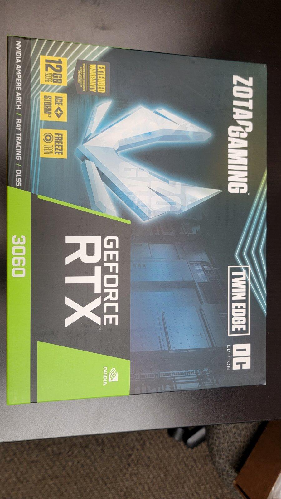 🆕 Sealed Zotac Gaming Dual GeForce RTX 3060 V2 OC 12GB GDDR6 Graphics Card