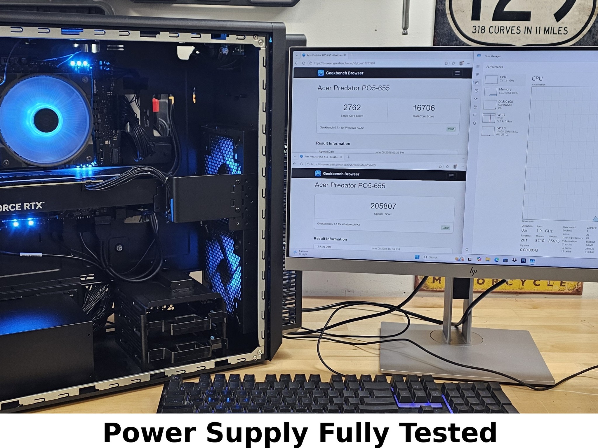 800 Watt PSU Predator 80+ GOLD Power Supply