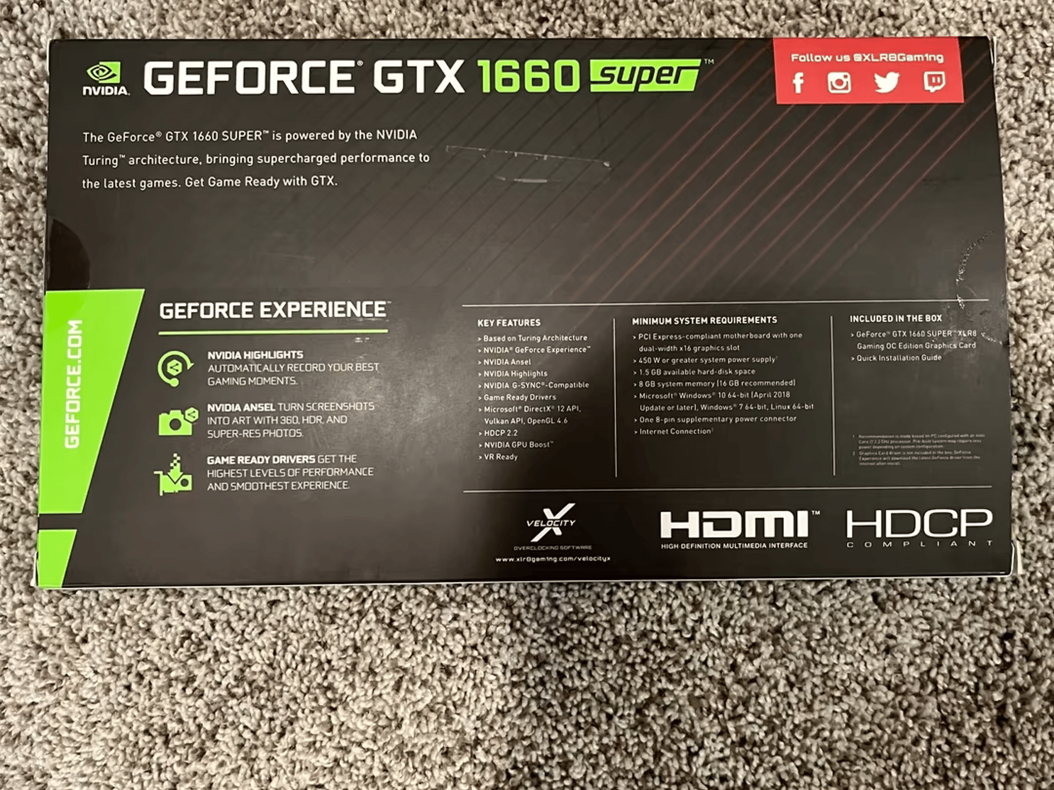Used - PNY GeForce GTX 1660 Super 6Gb Black - Used