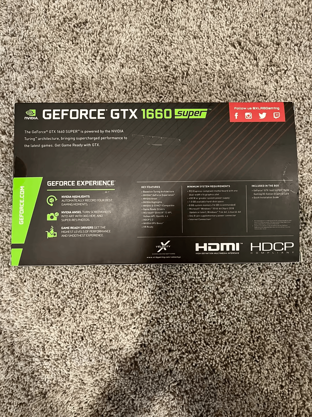 Used - PNY GeForce GTX 1660 Super 6Gb Black - Used