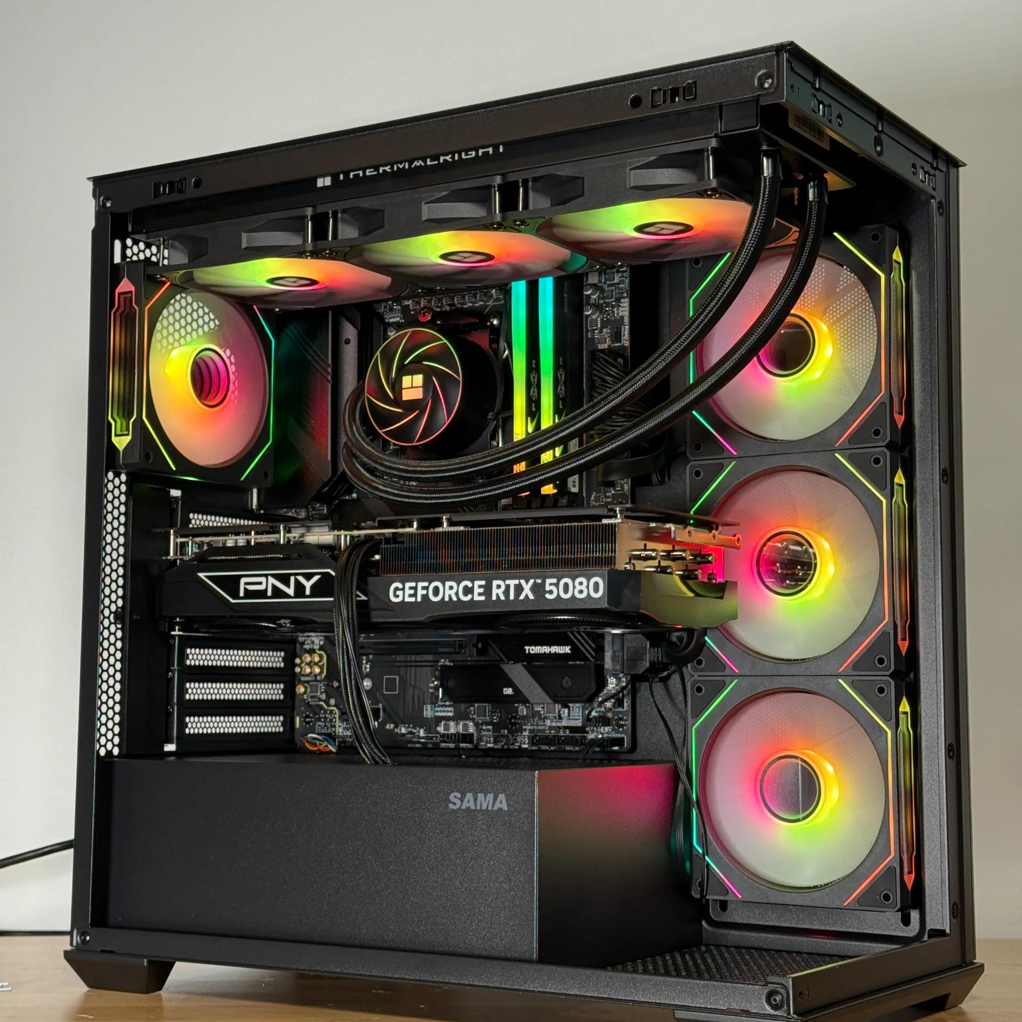 RTX 5080 Ryzen 9 9900x Gaming PC