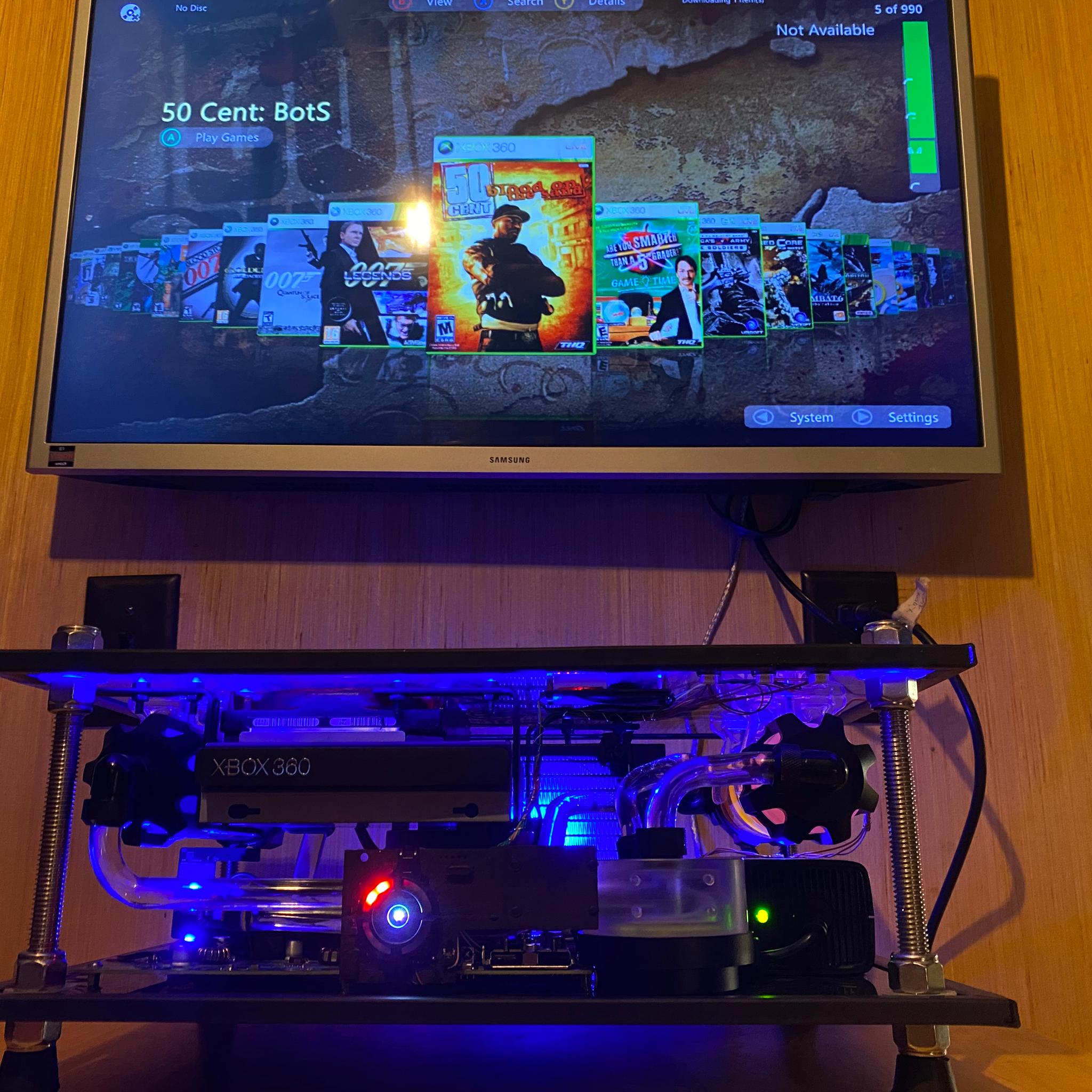 PRE-PAID Personalized Custome RGH3 16TB Water cooled Xbox 360 Slim