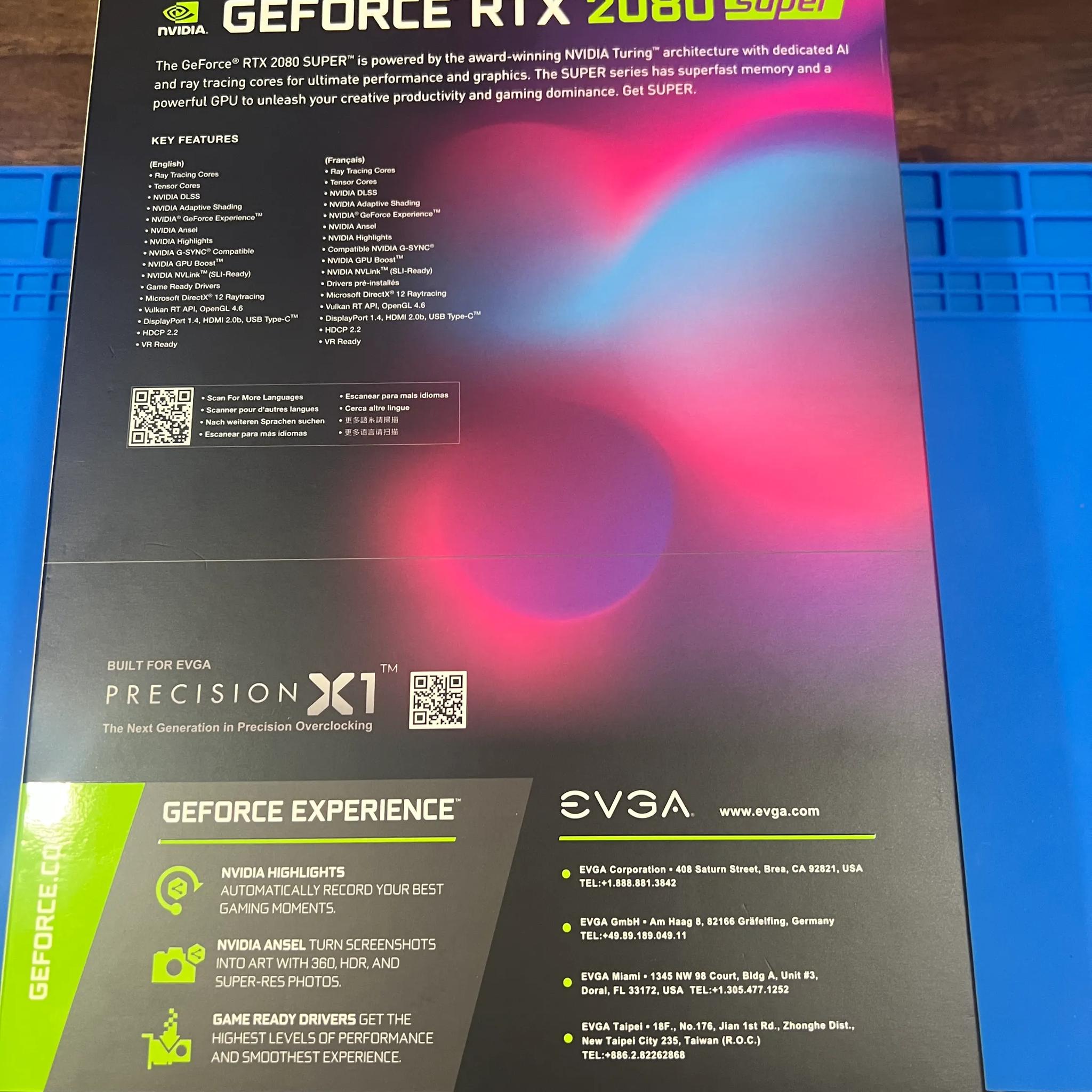 EVGA RTX2080 Super Gaming BLACK Edition