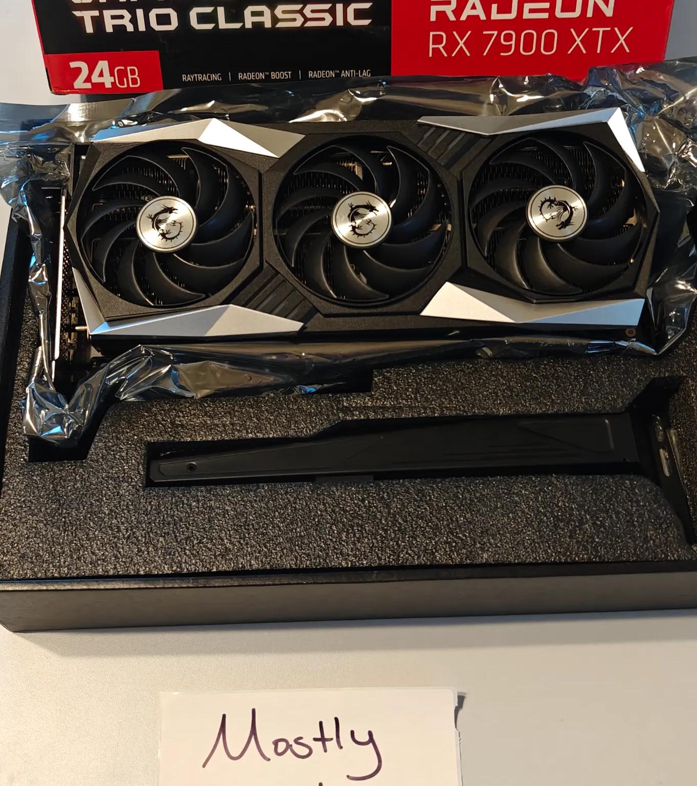 MSI Gaming Radeon RX 7900 XTX 24GB GDDR6 PCI Express 4.0 ATX Video Card