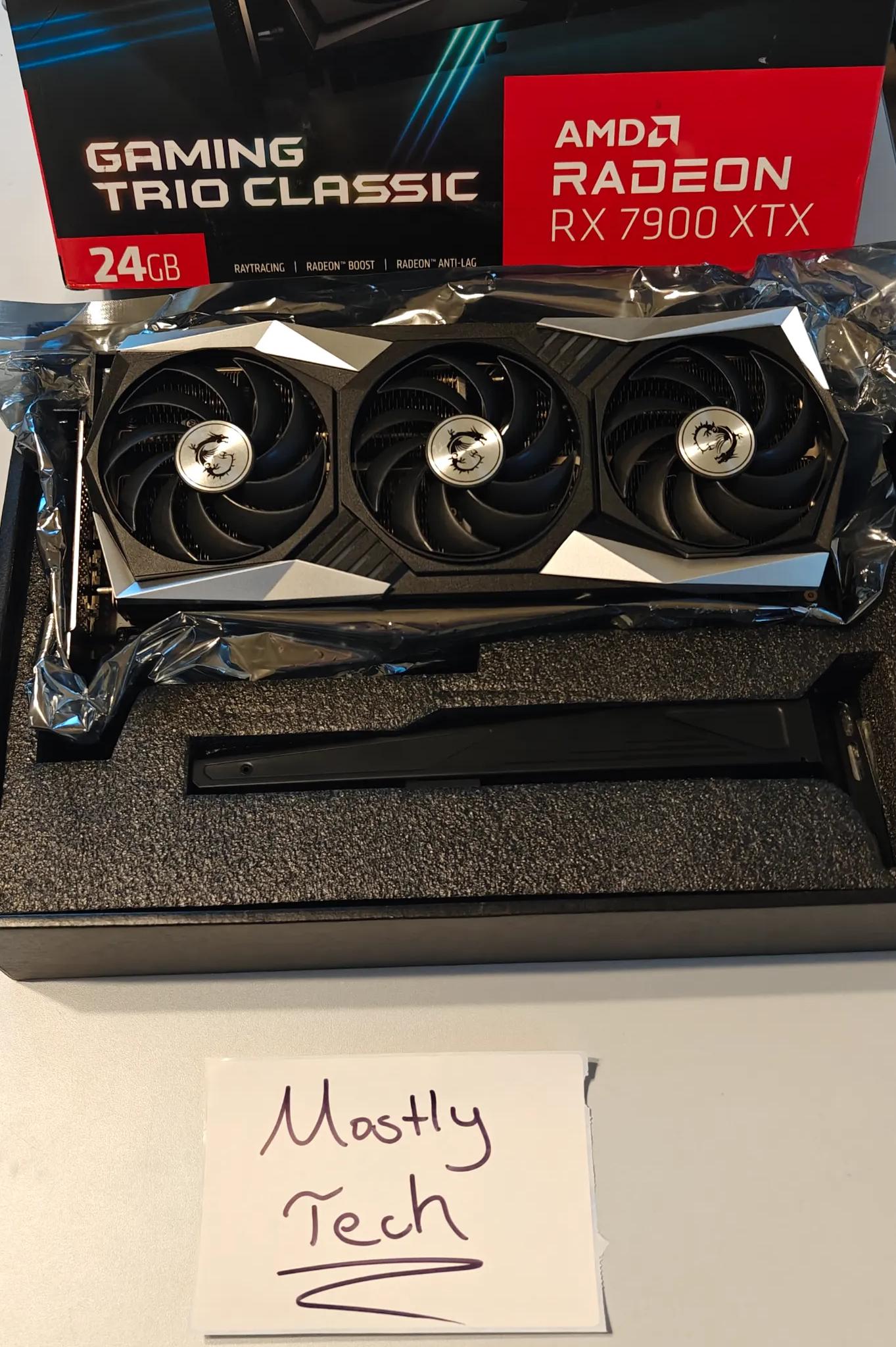 MSI Gaming Radeon RX 7900 XTX 24GB GDDR6 PCI Express 4.0 ATX Video Card