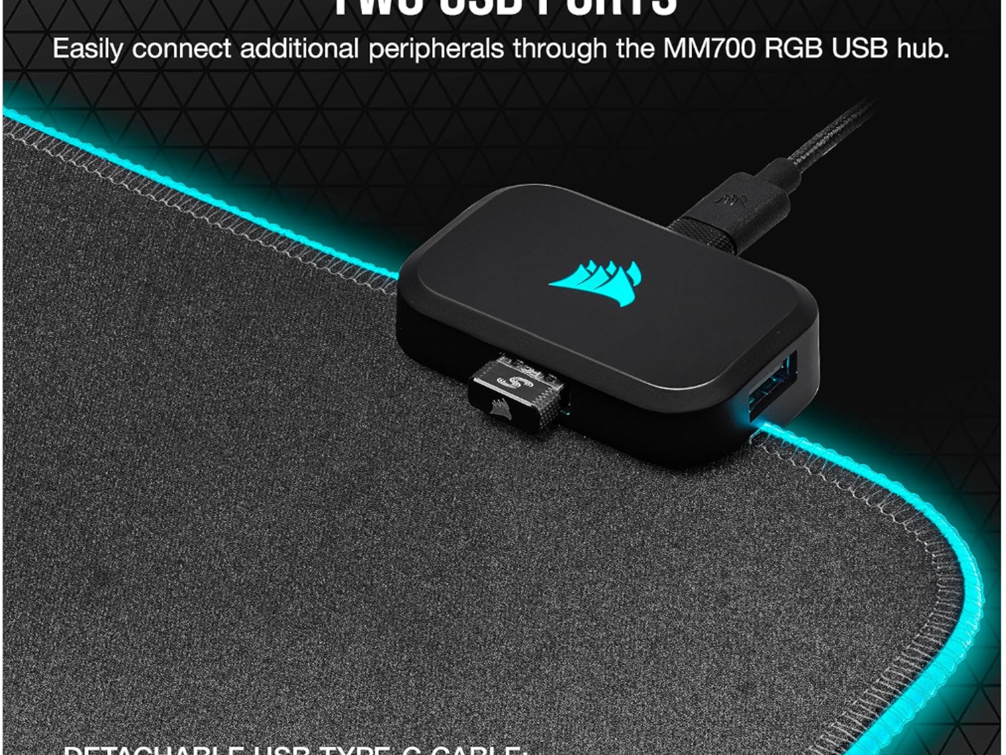 Corsair KB/M & Deskmat Gamer's Set