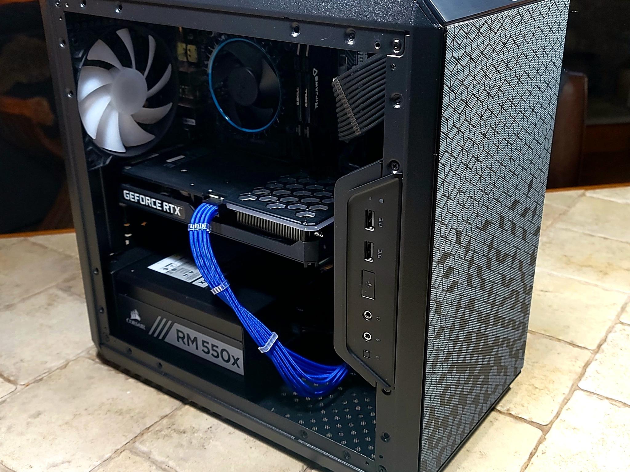Dark Mist II-i3 12100F, RTX 3060TI, 1.25 Tb SSDs, 32Gb DDR4
